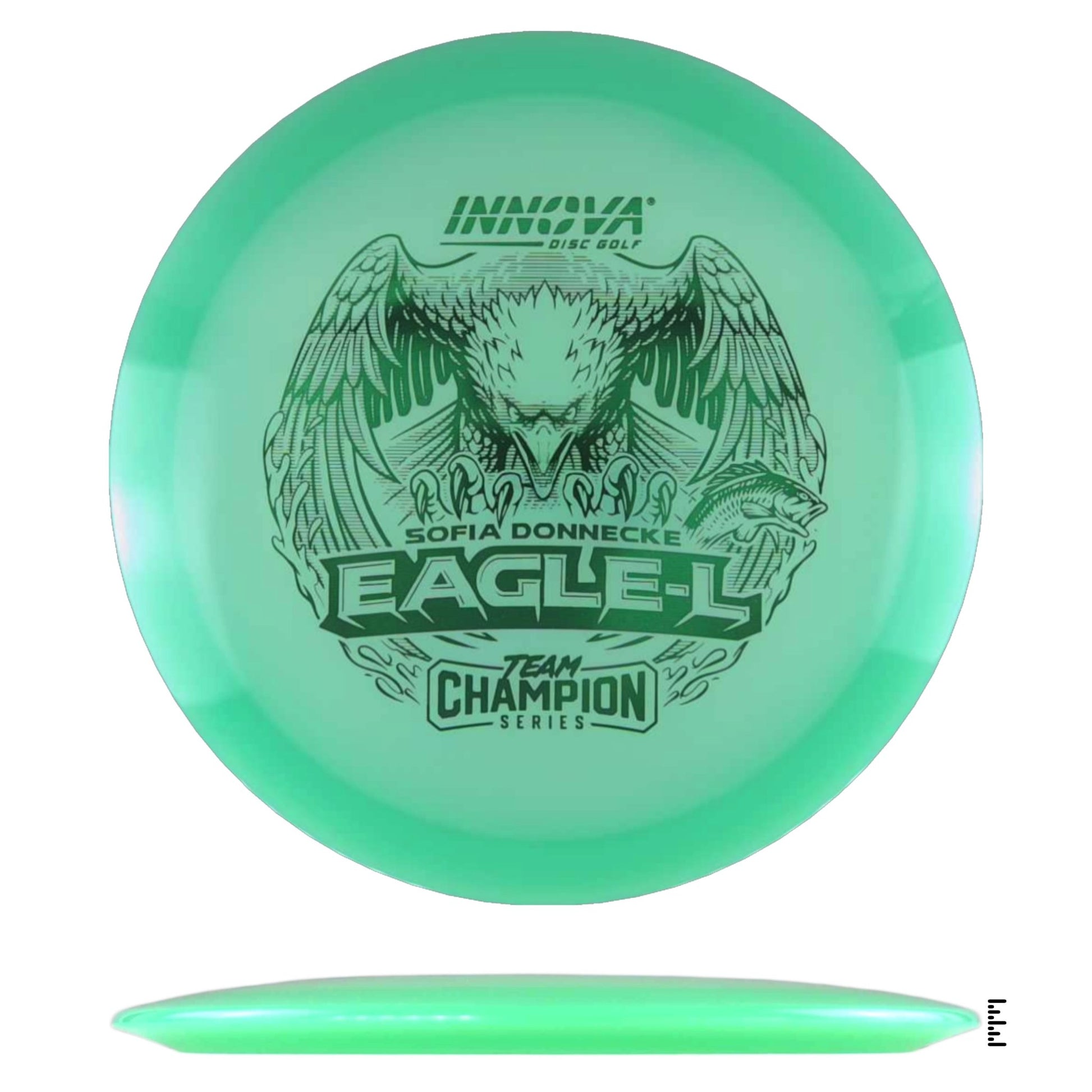 Innova Proto Glow Champion Eagle - L 2025 Sofia Donnecke Tour Series - Turquoise - Powergrip USA