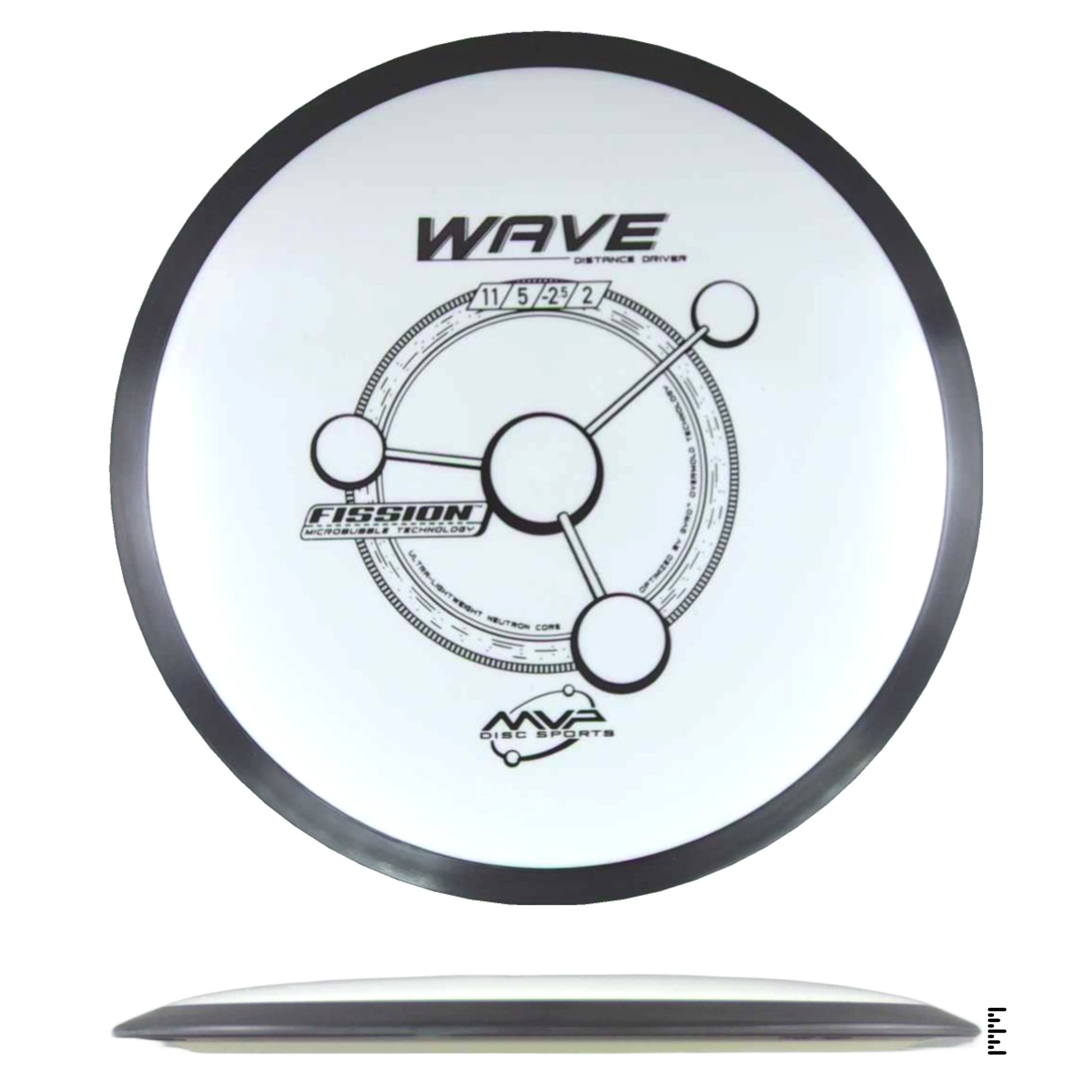 MVP Disc Sports Fission Wave - White - Powergrip USA