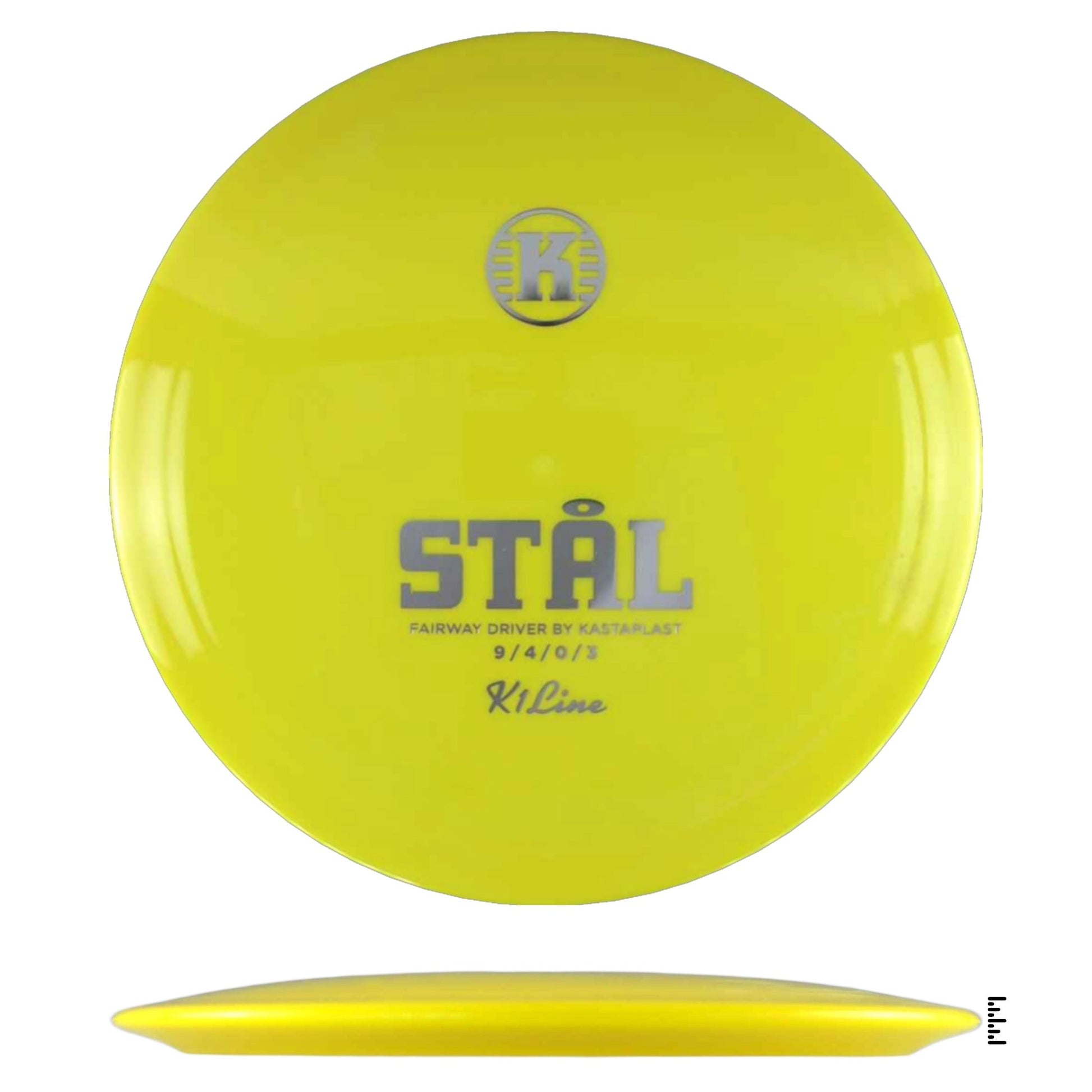 Kastaplast K1 Stål - Yellow - Powergrip USA