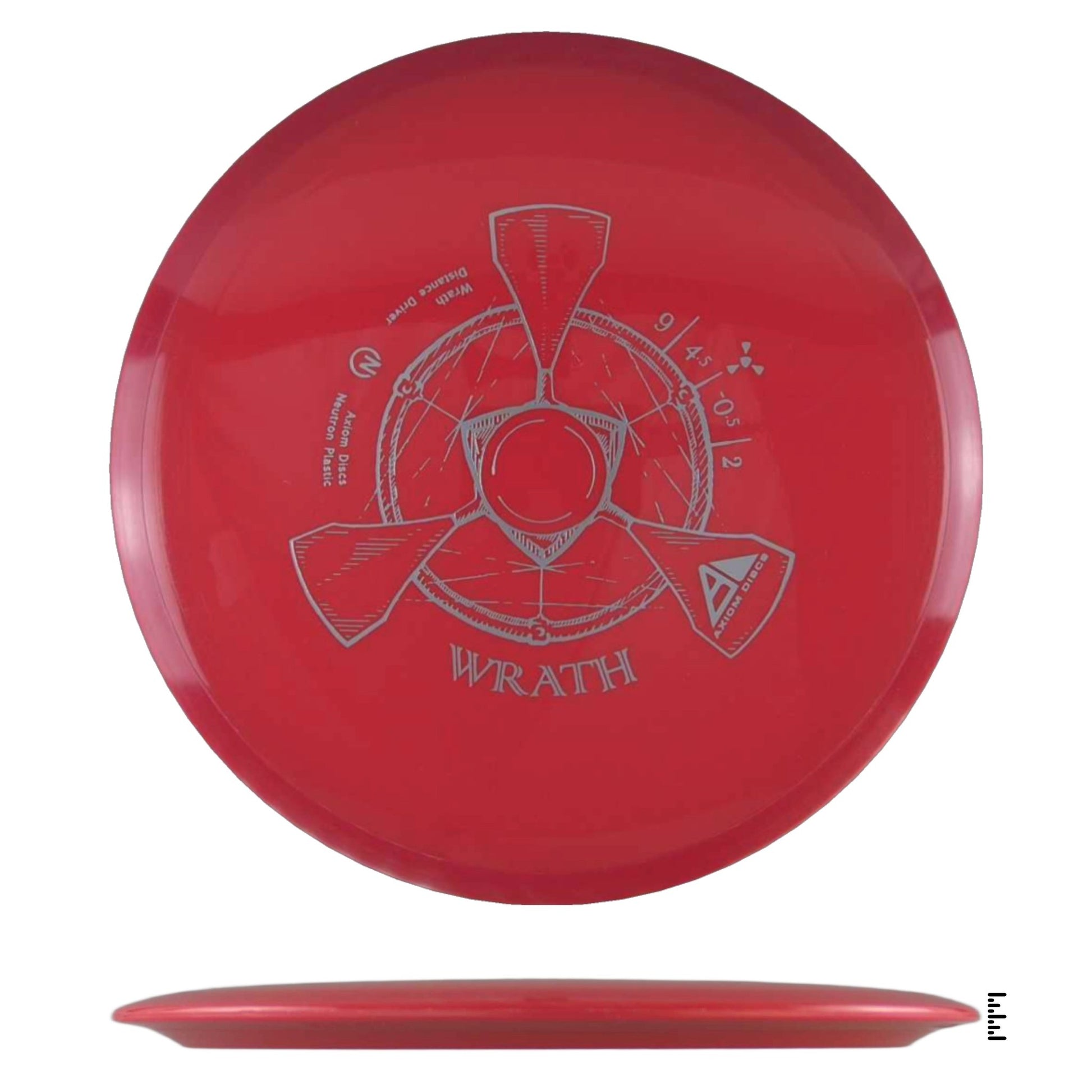 Axiom Discs Neutron Wrath - Dark Orange / Red - Powergrip USA