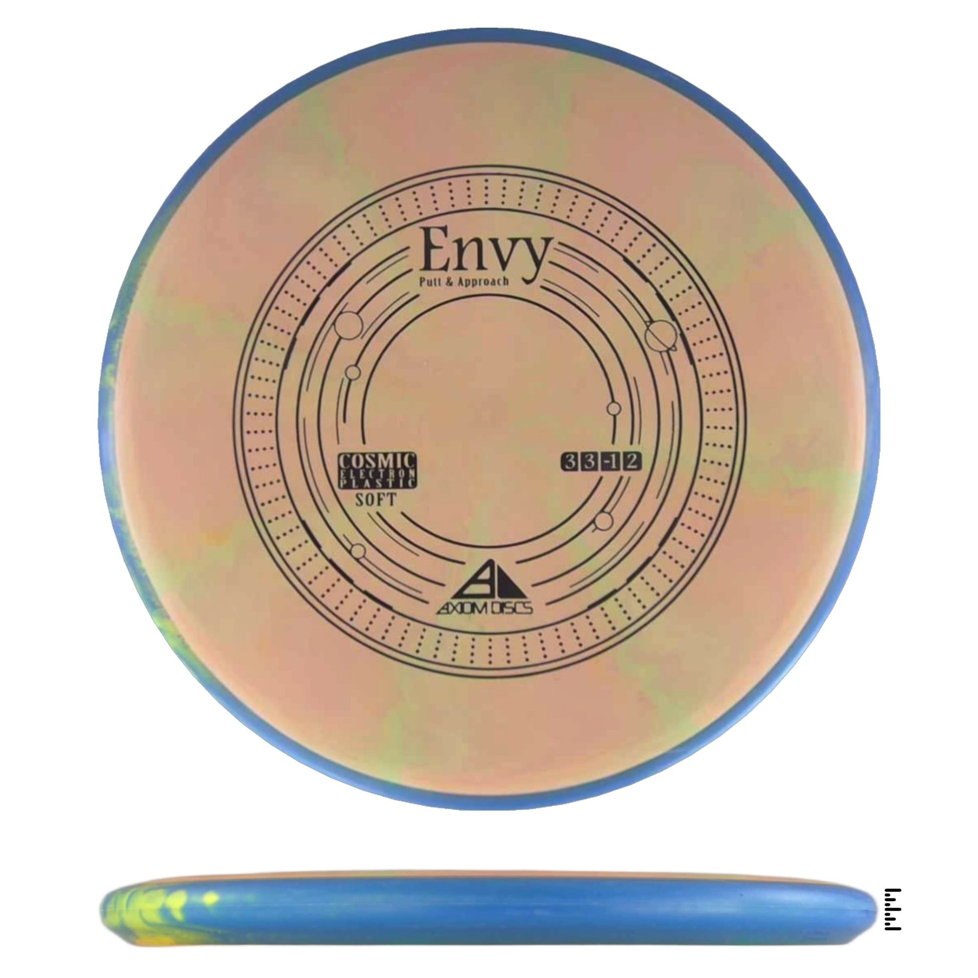 Axiom Discs Cosmic Electron Soft Envy - Peach / Blue - Powergrip USA