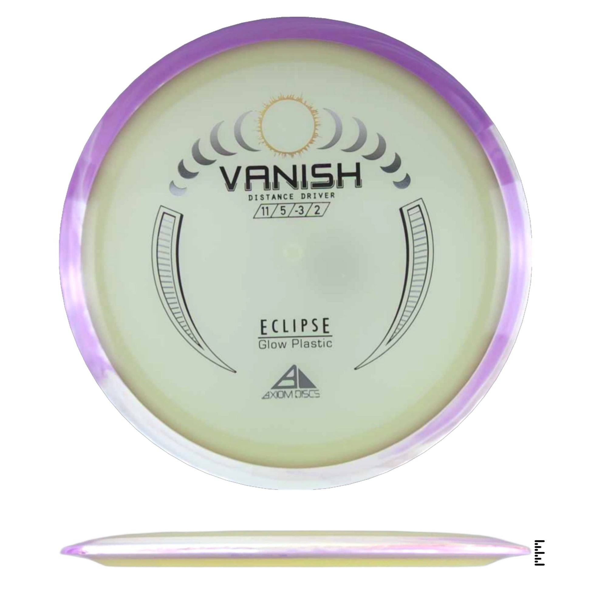 Axiom Discs Eclipse Vanish - Violet - Powergrip USA