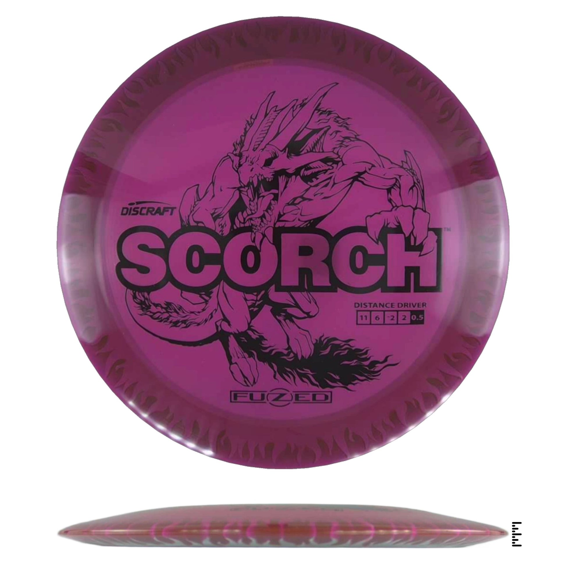 Discraft Fuzed Line Scorch - Pink / Silver - Powergrip USA