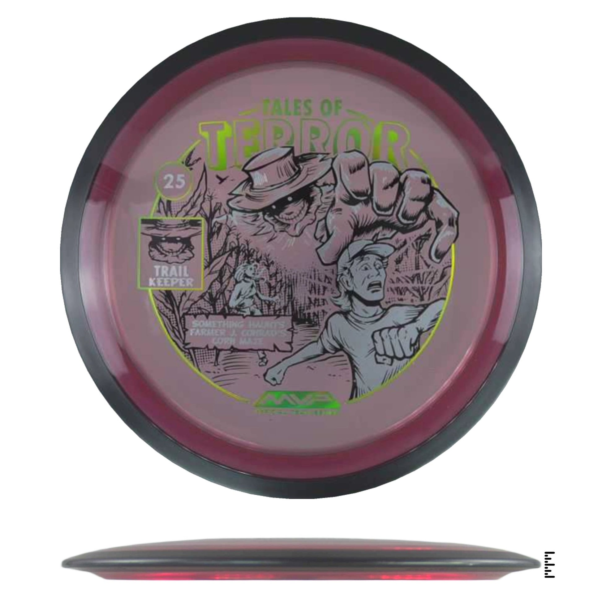 MVP Disc Sports Proton Trail - 2025 Halloween Special Edition - Raspberry - Powergrip USA