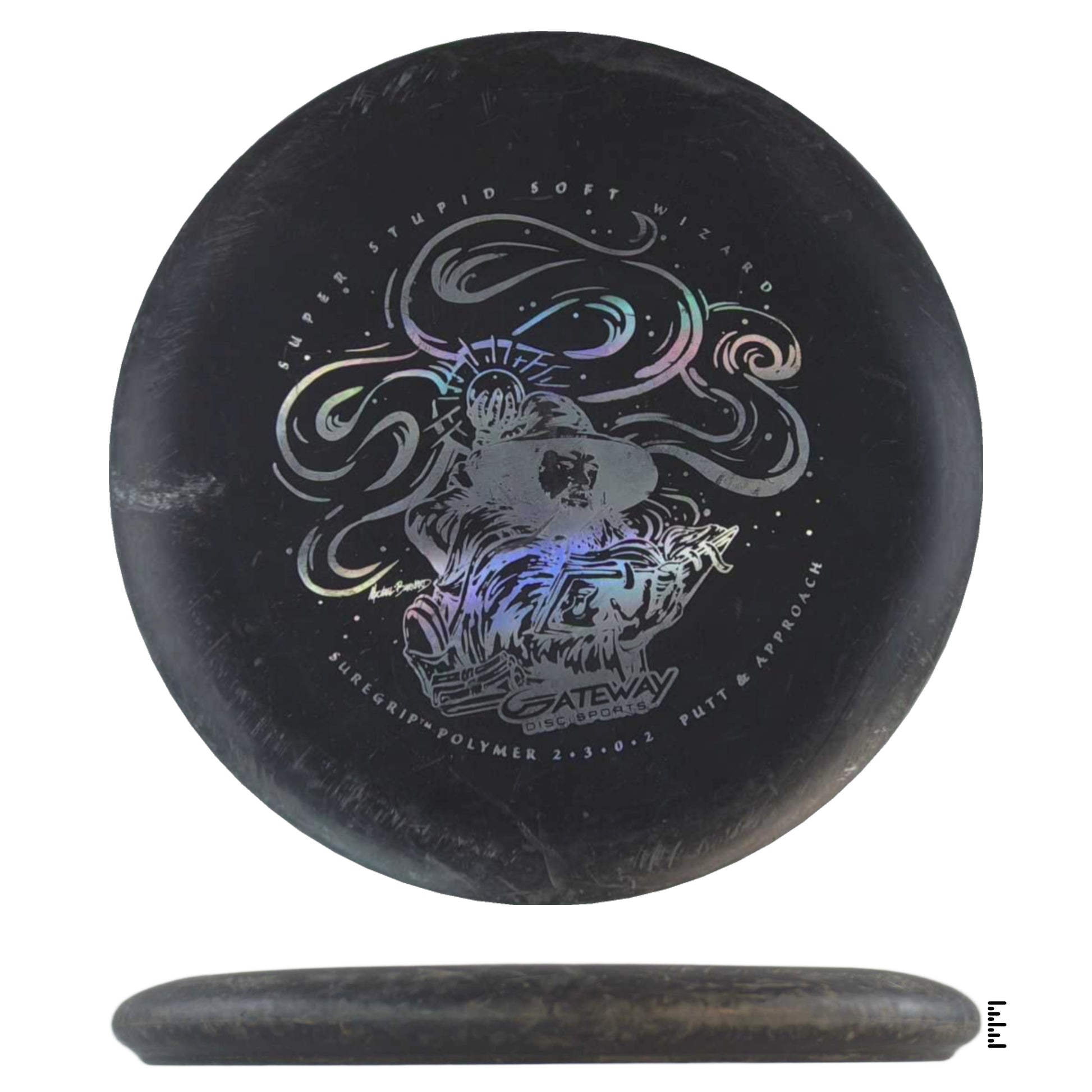 Gateway Super Stupid Soft Wizard disc golf disc