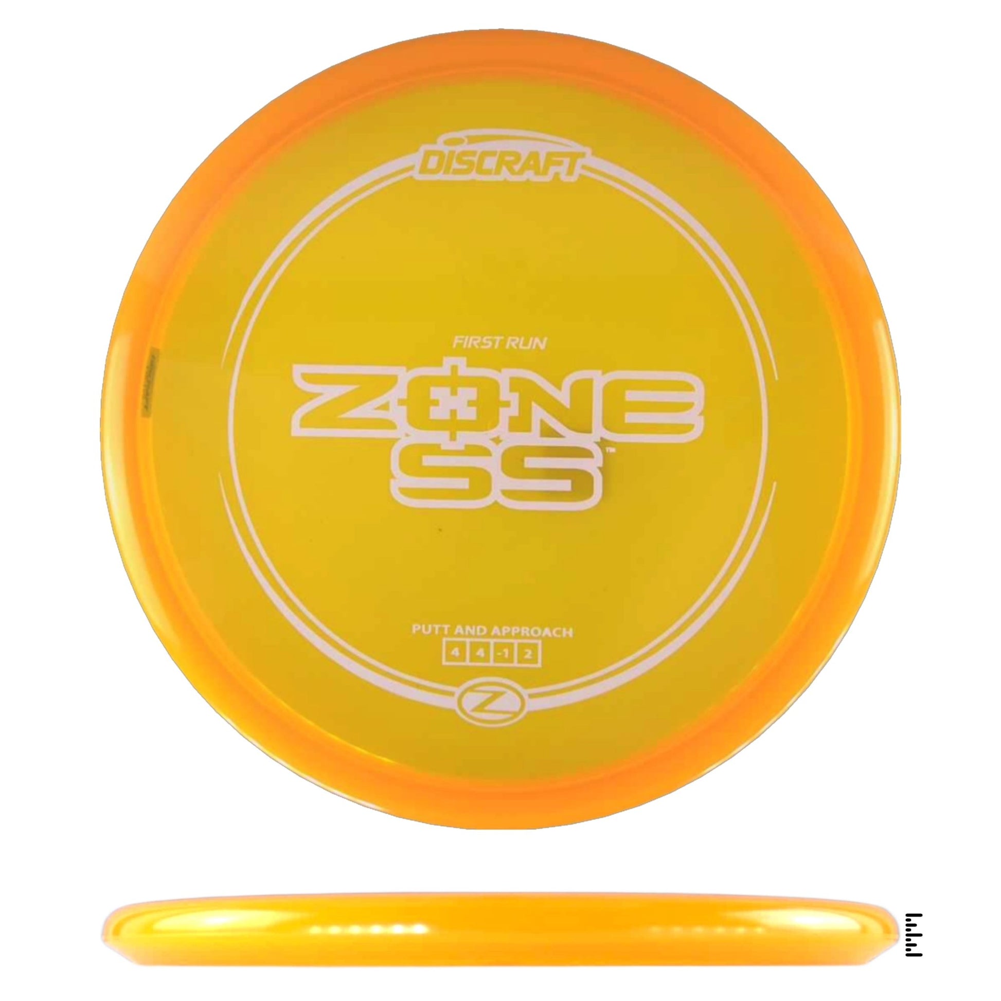 Discraft Z Line Zone SS - First Run - Orange - Powergrip USA
