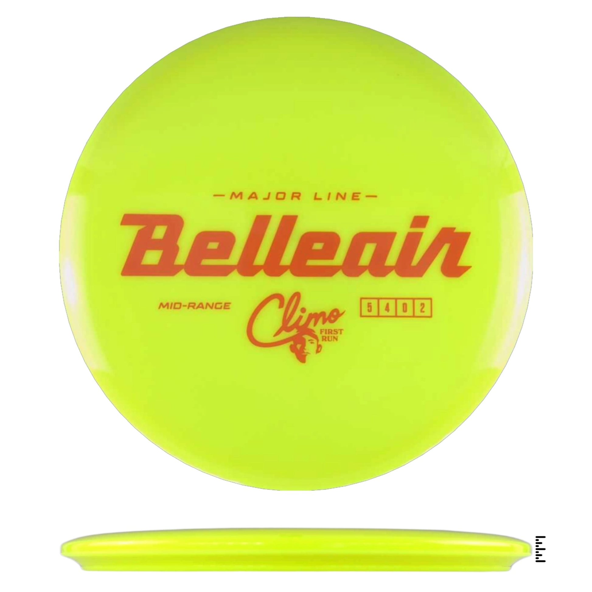 Major Line Belleair First Run - Fluorescent Yellow - Powergrip USA