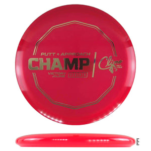 Climo Disc Golf Victory Line Champ - Red - Powergrip USA