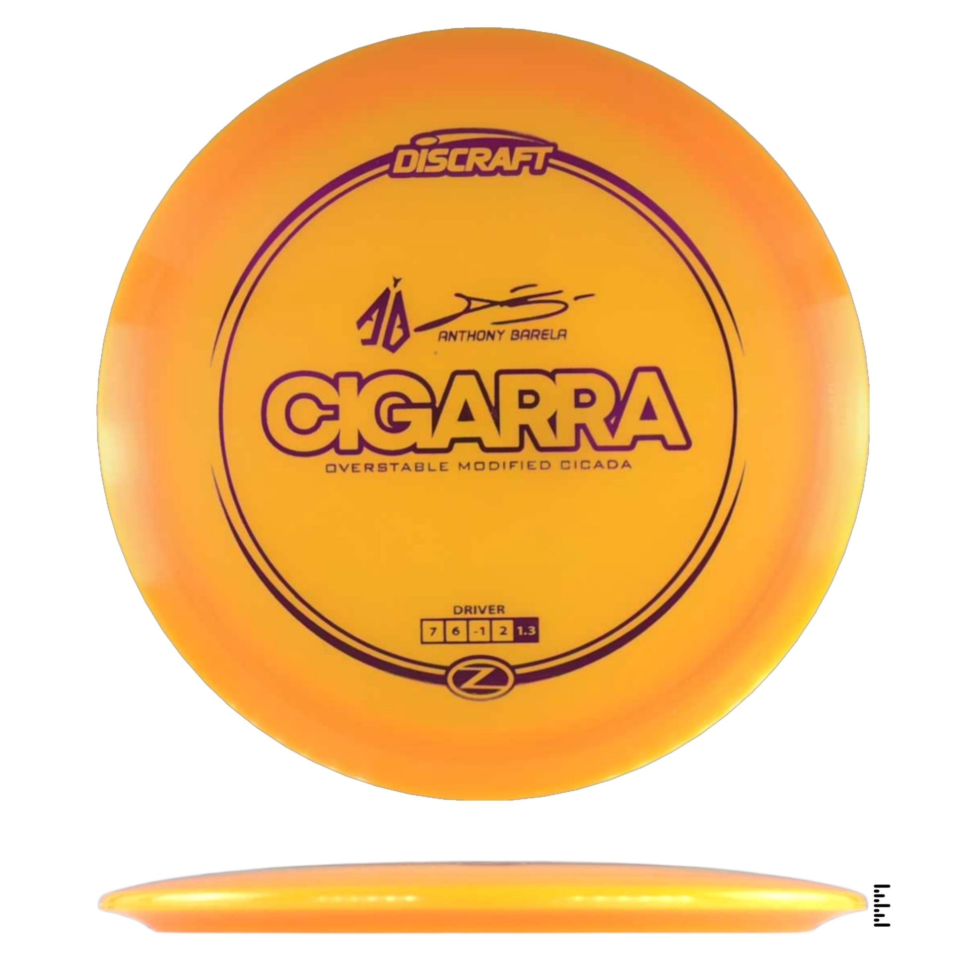 Discraft Z Line Cigarra - Anthony Barela - Light Orange - Powergrip USA