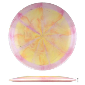 Pink & yellow disc golf disc 602c171a-5e77