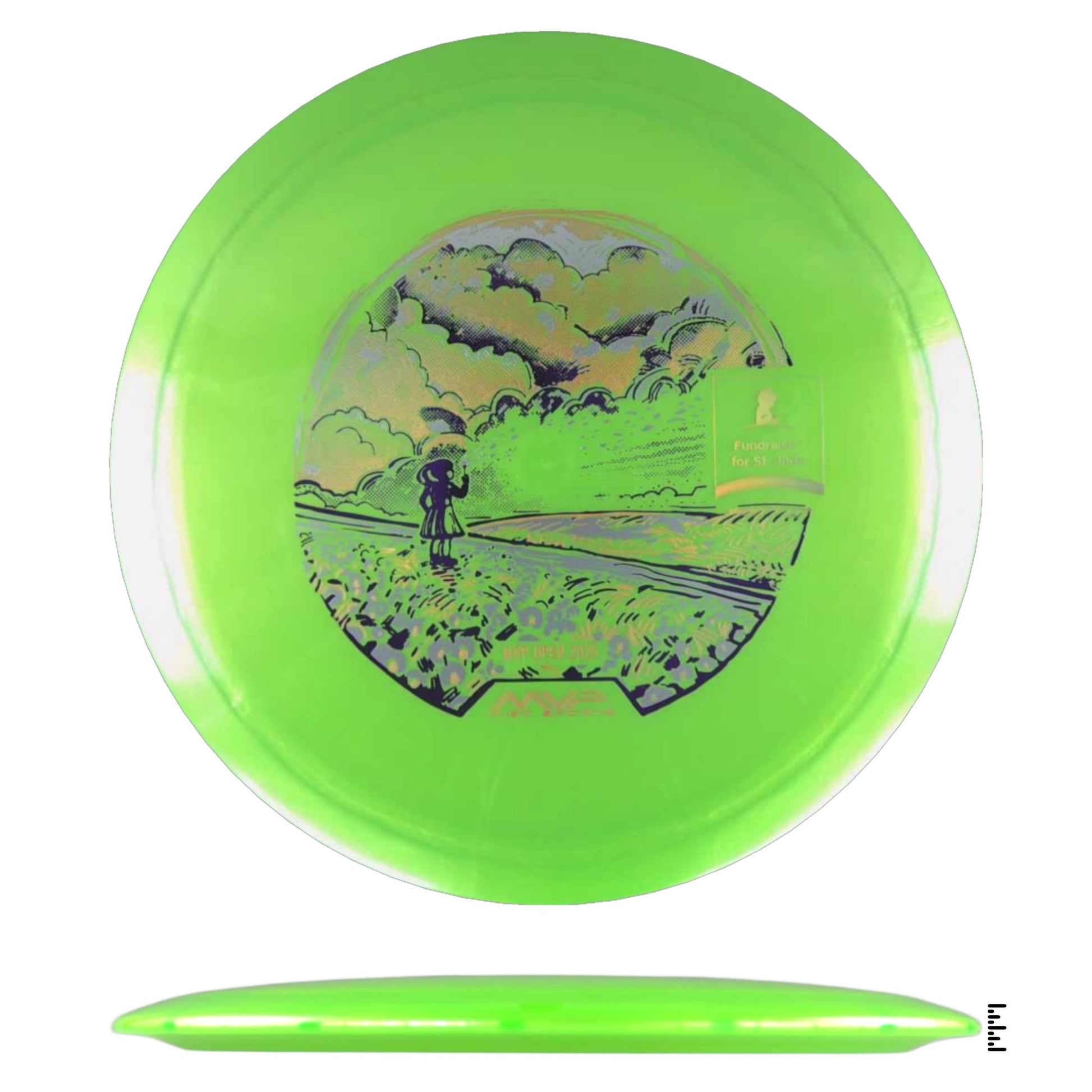 Streamline Discs Plasma Shift - Special Edition St. Jude Fundraiser - Lime - Powergrip USA
