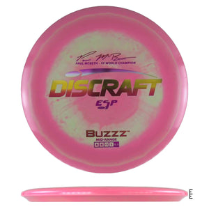 Discraft ESP Buzzz - Paul McBeth - Pale Red - Violet - Powergrip USA