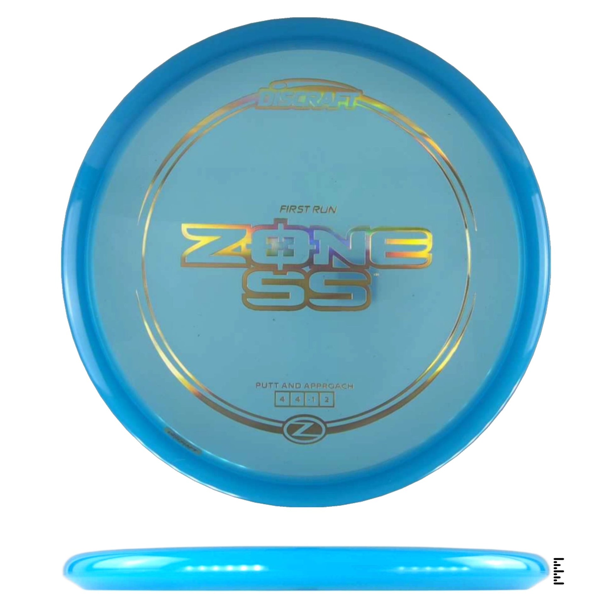 Discraft Z Line Zone SS - First Run - Blue - Powergrip USA
