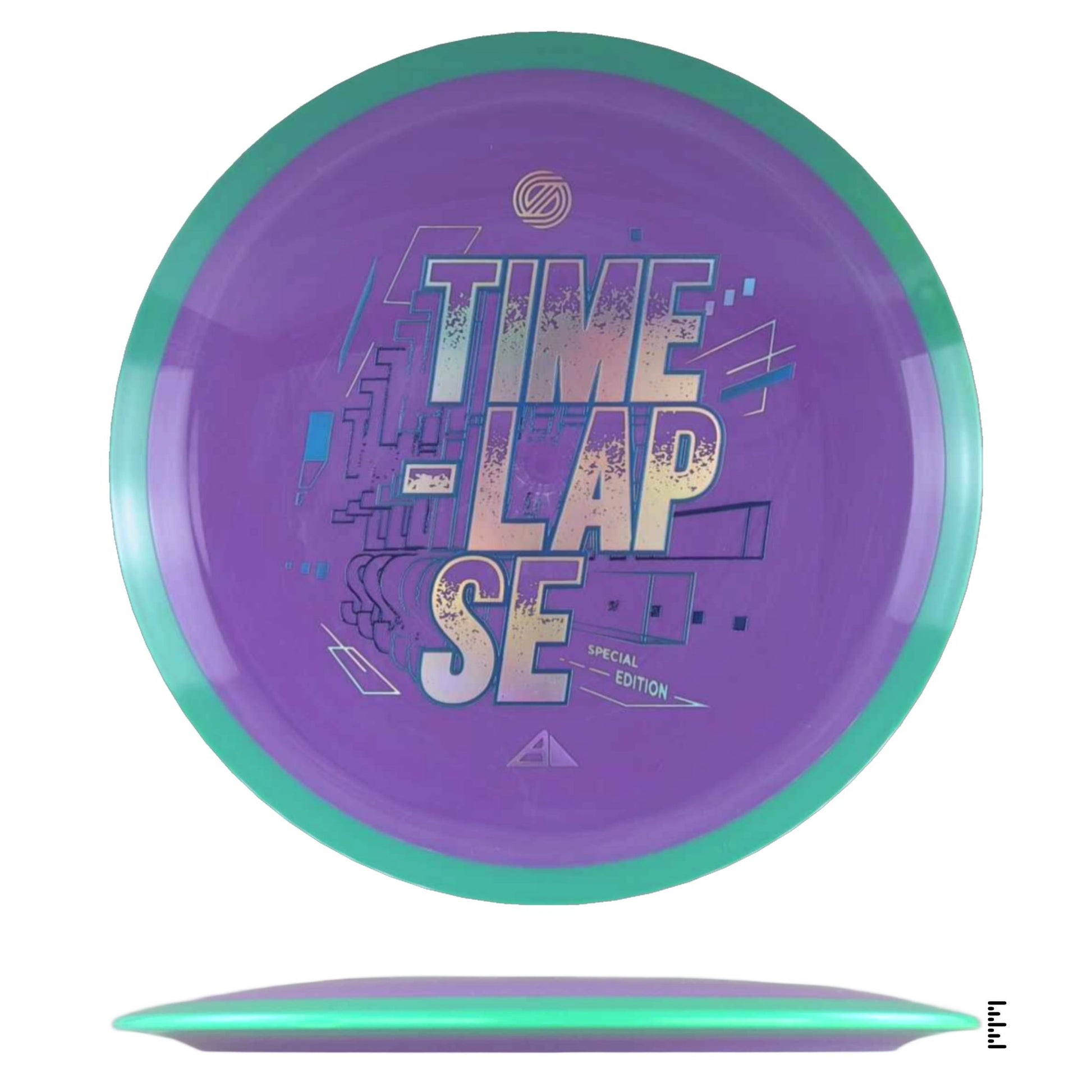 Axiom Discs Simon Line Neutron Time - Lapse Special Edition - Violet / Turquoise - Powergrip USA