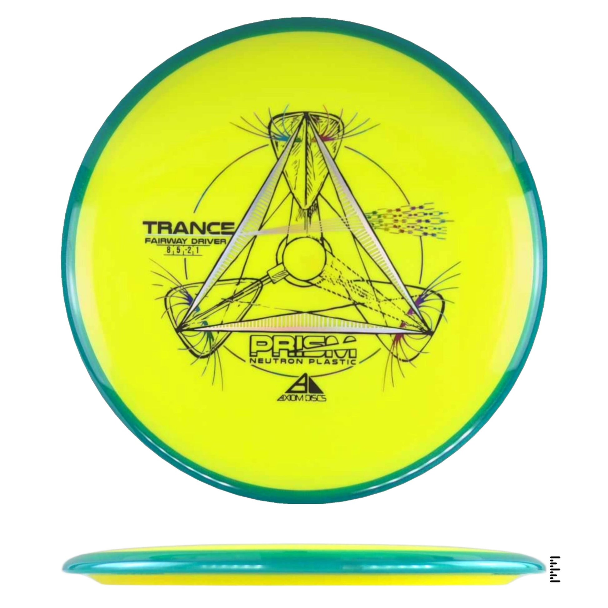Axiom Discs Prism Neutron Trance - Yellow / Blue - Powergrip USA