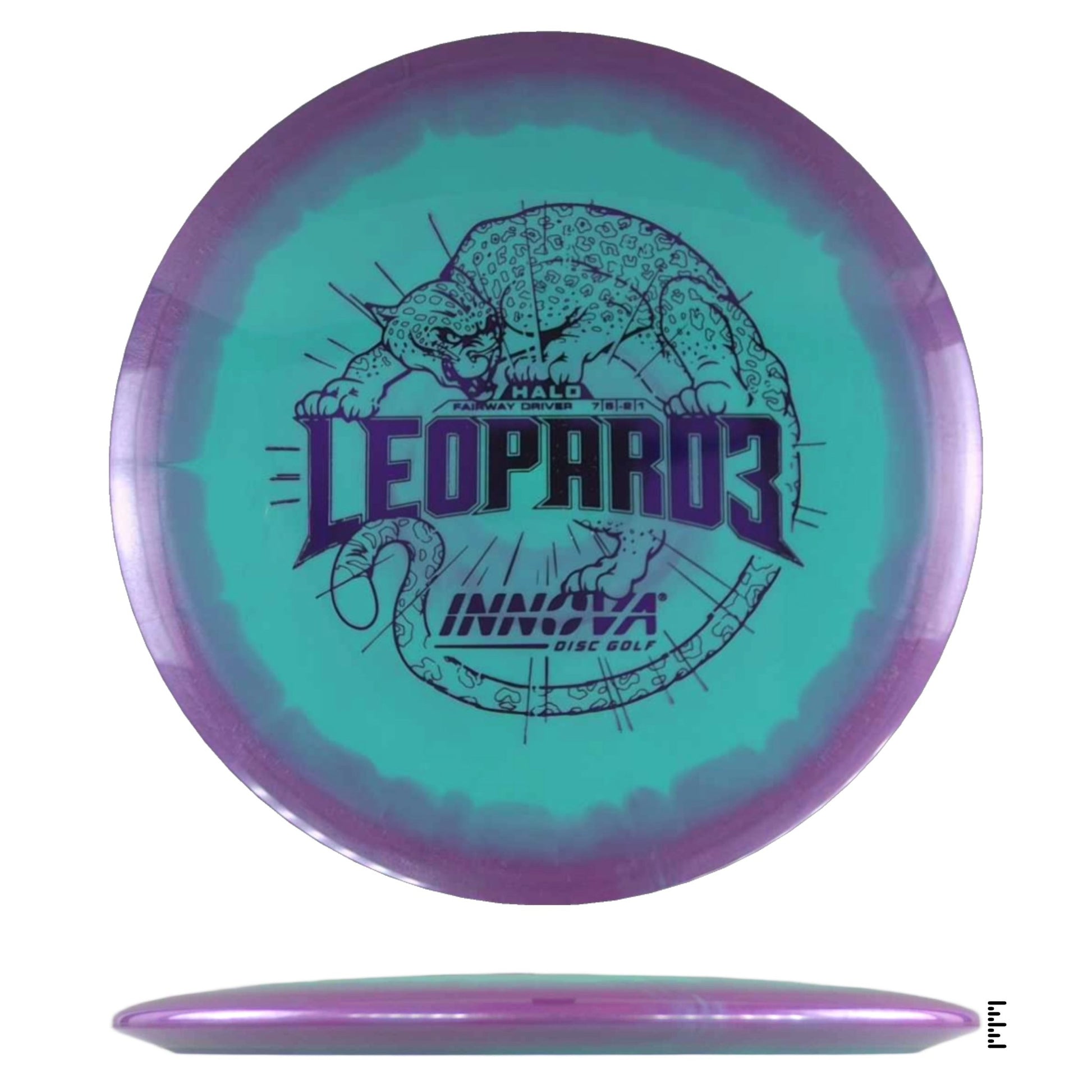 Innova Halo Star Leopard3 - Turquoise / Violet - Powergrip USA