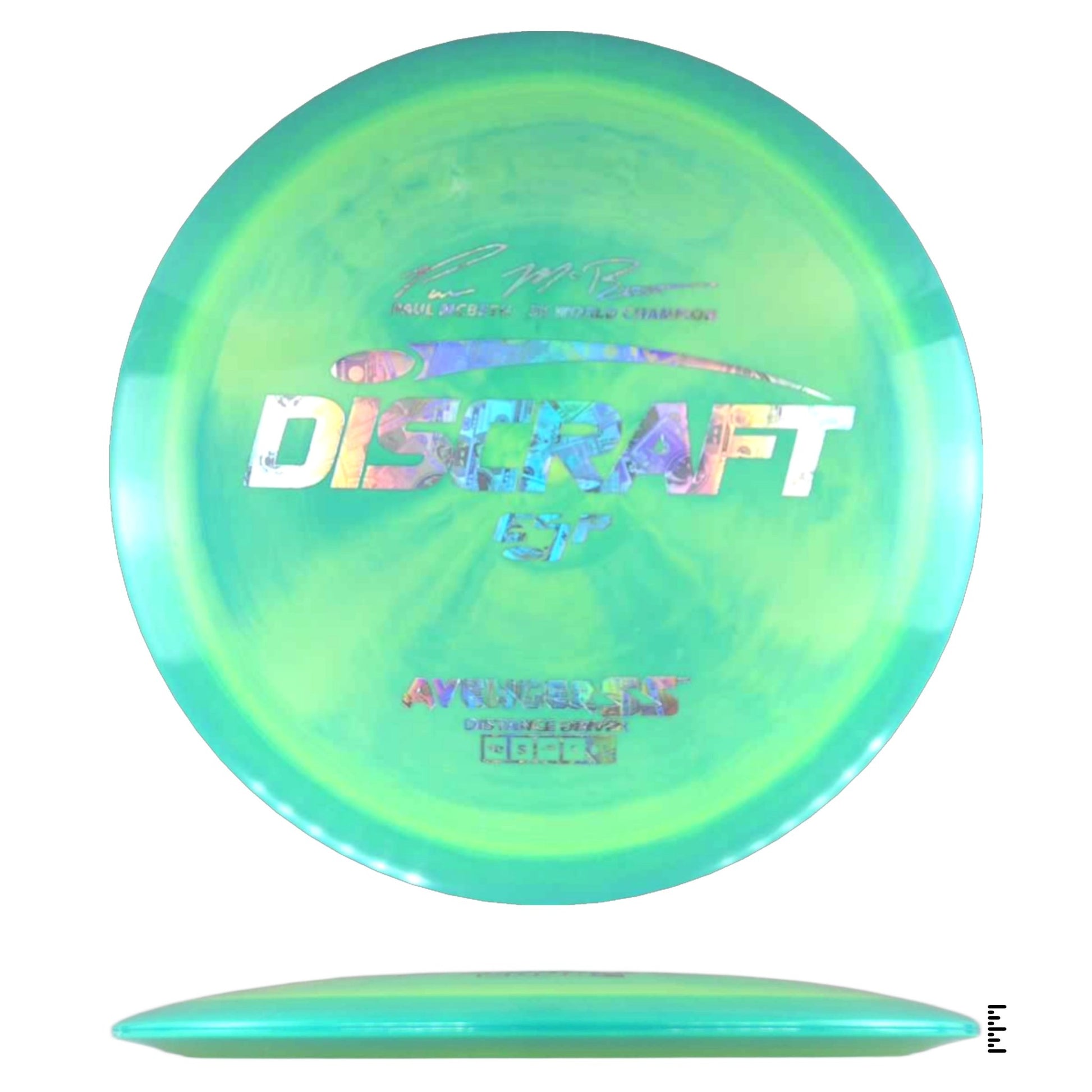 Discraft ESP Avenger SS Paul McBeth - Light Green - Powergrip USA