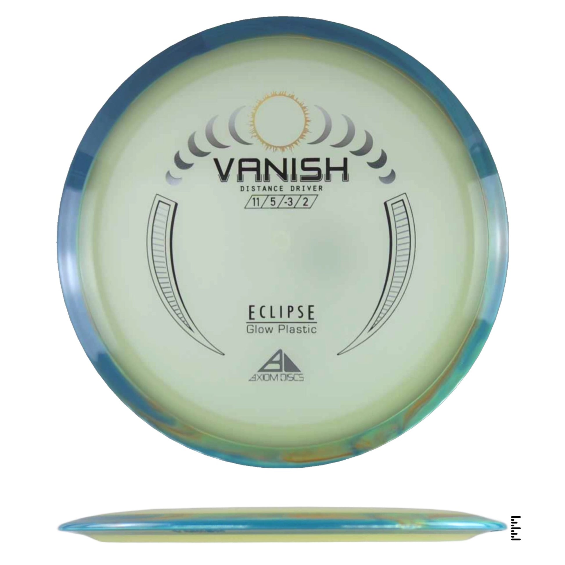 Axiom Discs Eclipse Vanish - Dark Turquoise - Powergrip USA