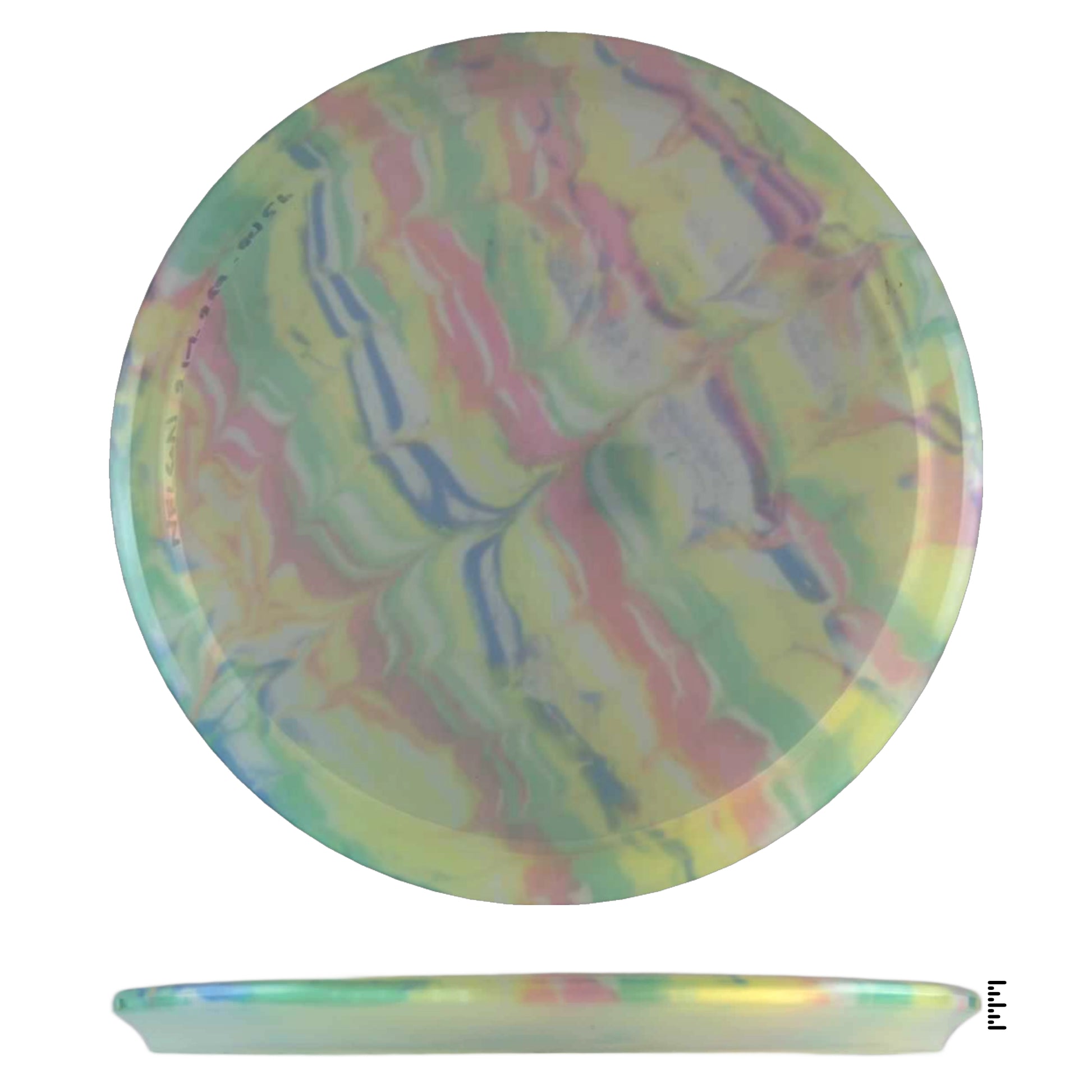 Colorful disc golf disc (66a8dc14)