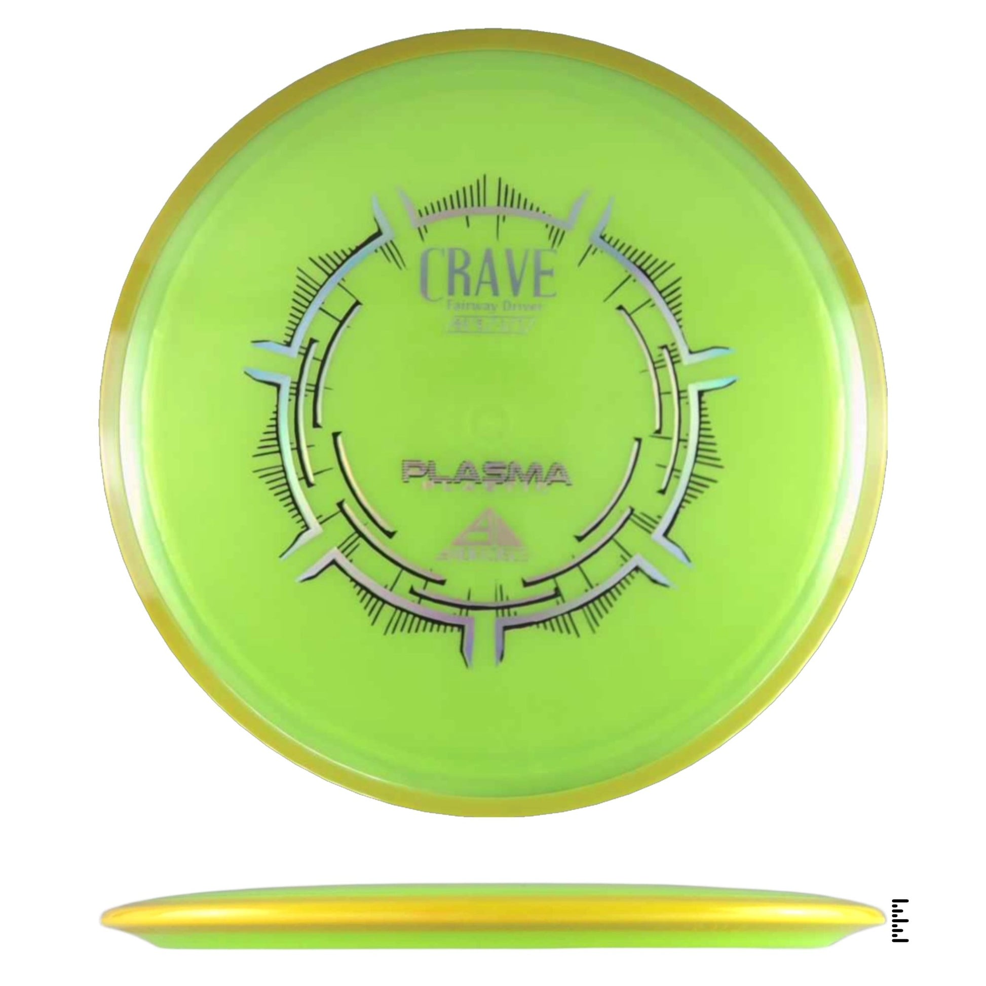Axiom Discs Plasma Crave - Lime / Gold - Powergrip USA