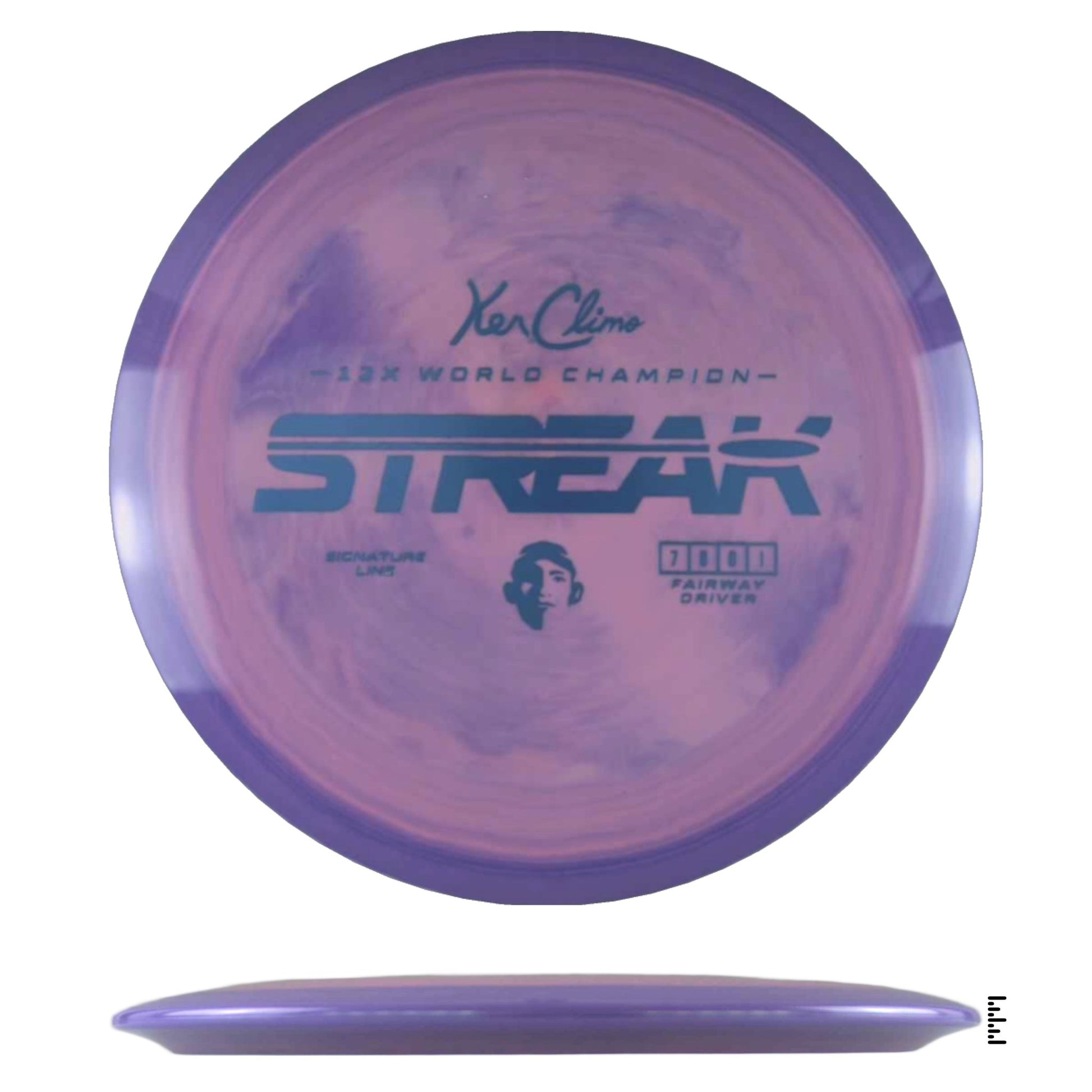 Climo Disc Golf Signature Line Streak - Unique - Powergrip USA