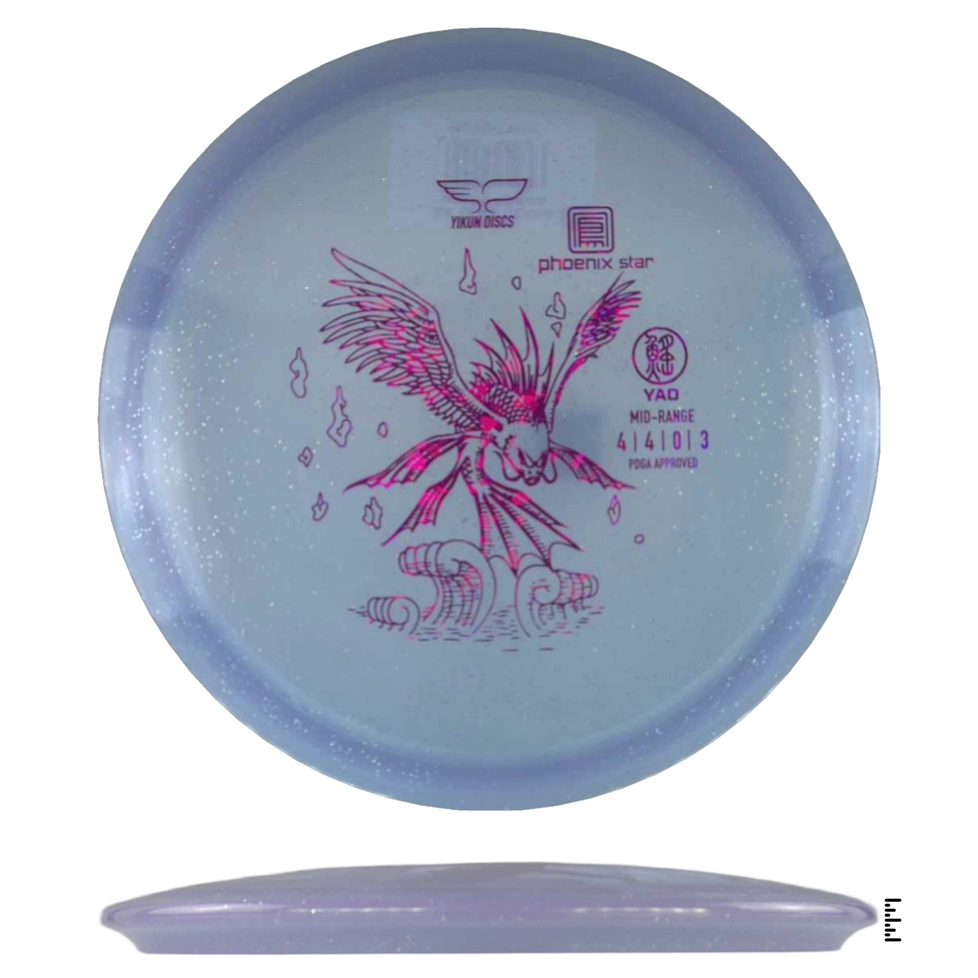 Yikun Discs Phoenix Star Yao - Plum - Powergrip USA