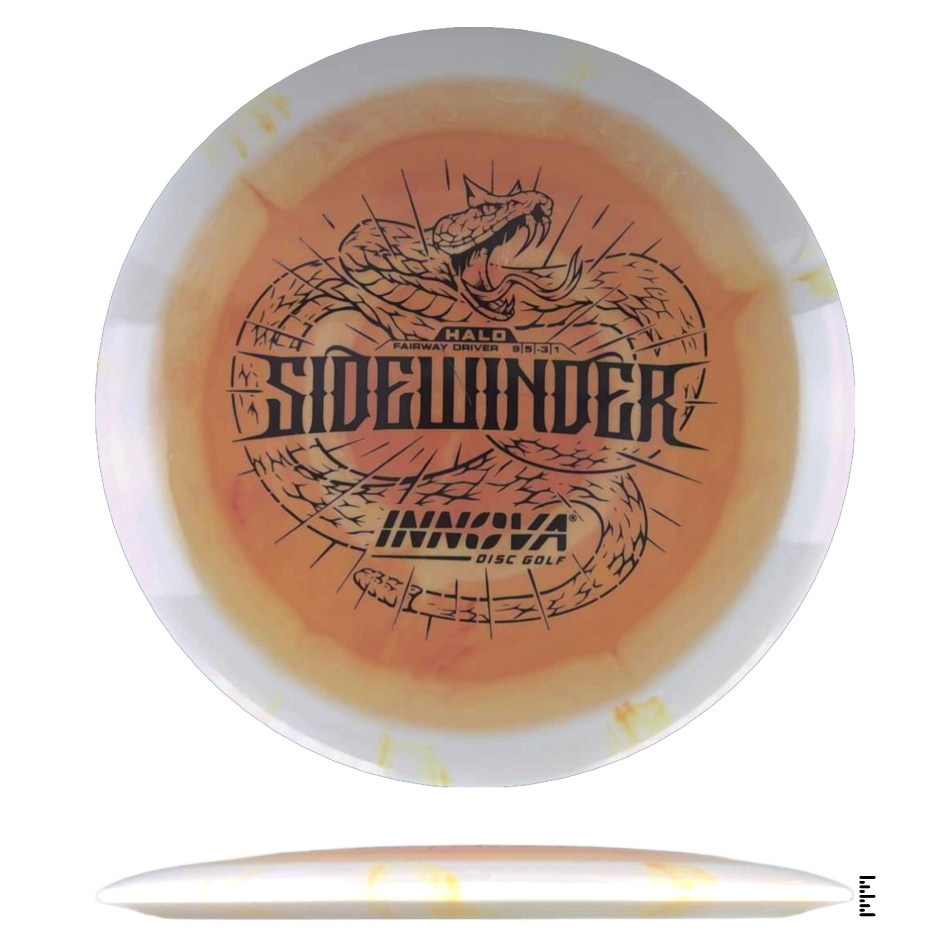 Innova Halo Star Sidewinder - Orange / White - Powergrip USA