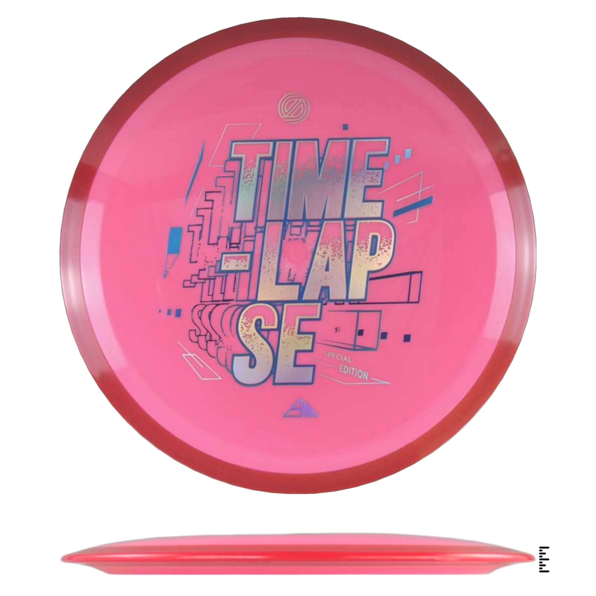 Axiom Discs Simon Line Neutron Time - Lapse Special Edition - Pink / Red - Powergrip USA