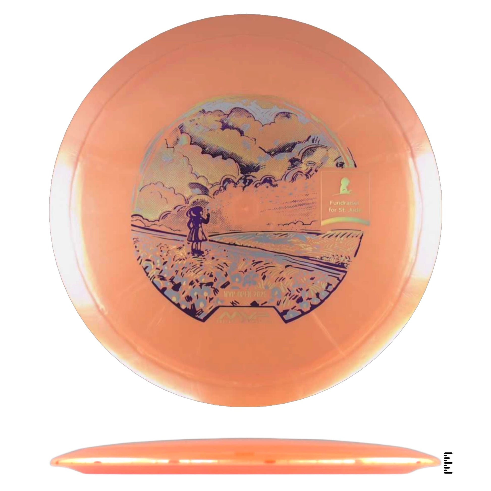 Streamline Discs Plasma Shift - Special Edition St. Jude Fundraiser - Orange - Powergrip USA