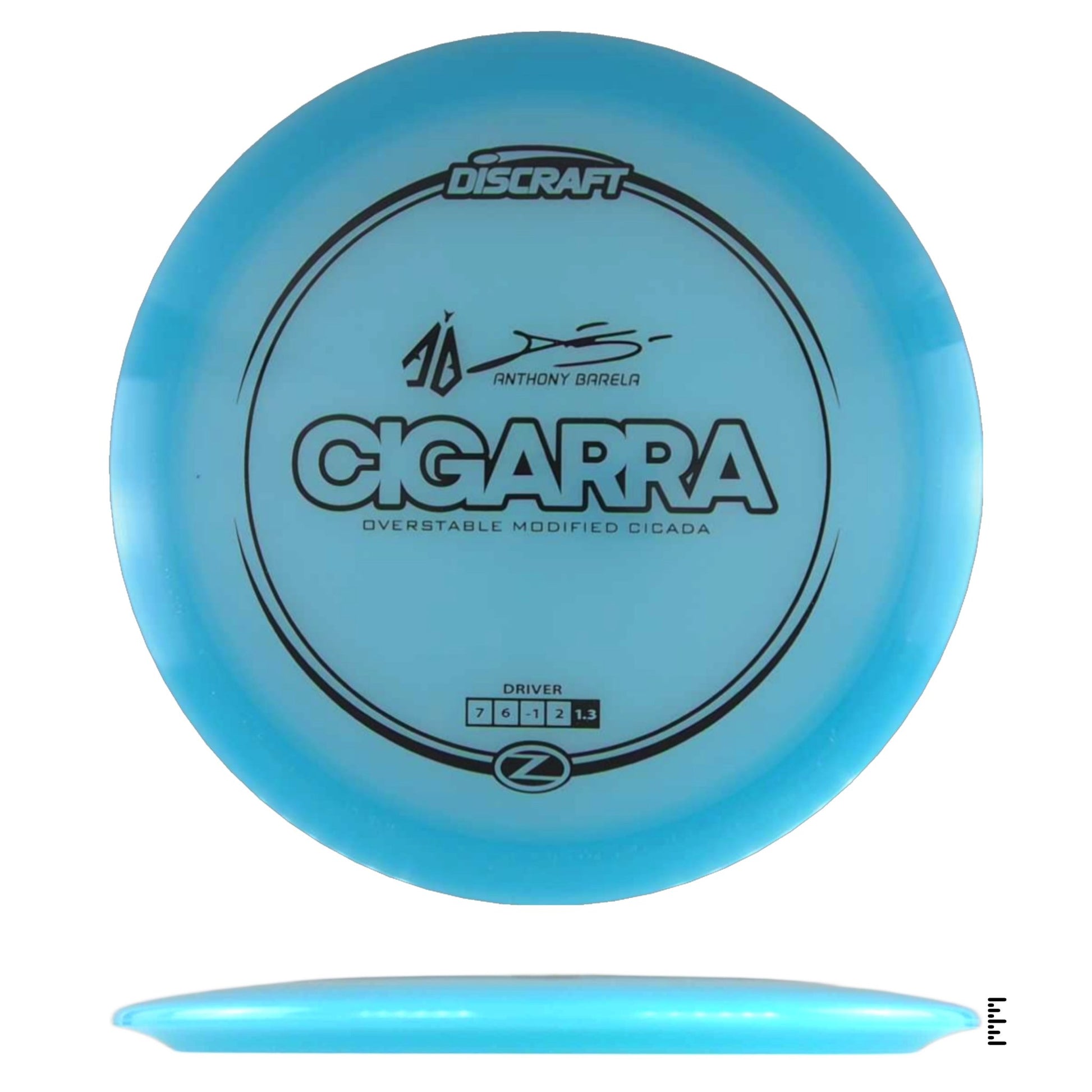 Discraft Z Line Cigarra - Anthony Barela - Sky Blue - Powergrip USA