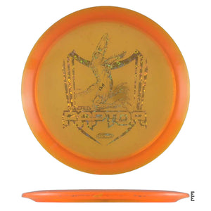 Orange Raptor disc golf disc