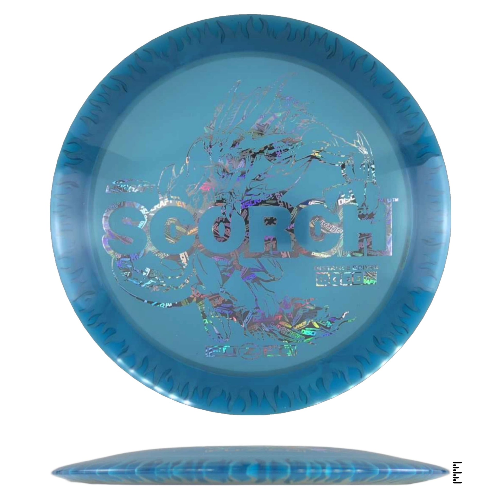 Discraft Fuzed Line Scorch - Blue / Gray - Powergrip USA