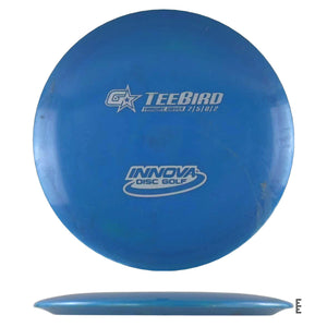 Blue Innova TeeBird disc golf disc