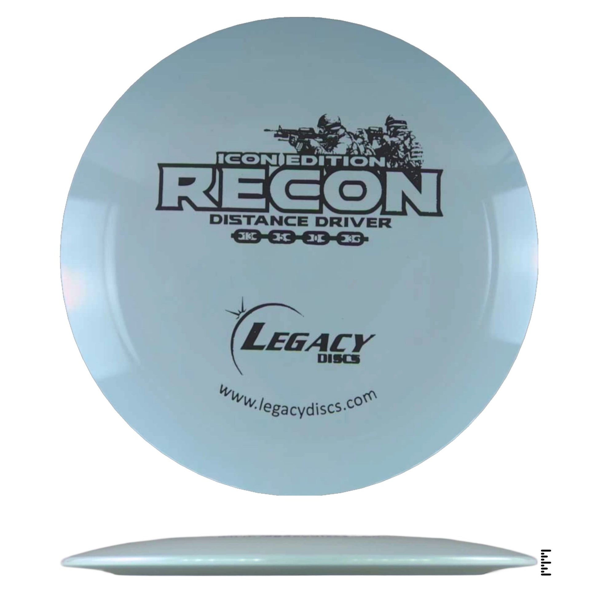 Legacy Discs Icon Recon - Light Gray - Powergrip USA