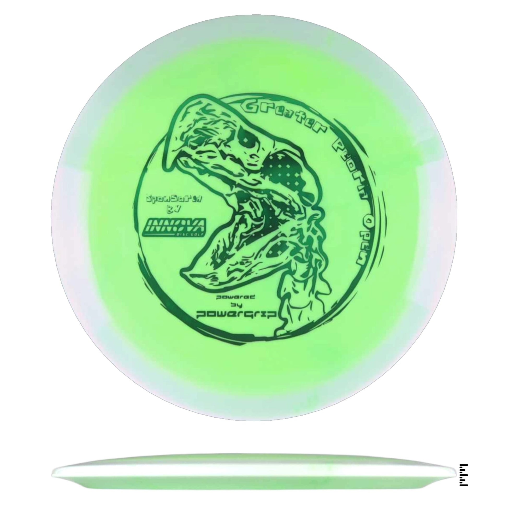 Innova Halo Firebird - 2024 Greater Peoria Open - Light Green / White - Powergrip USA