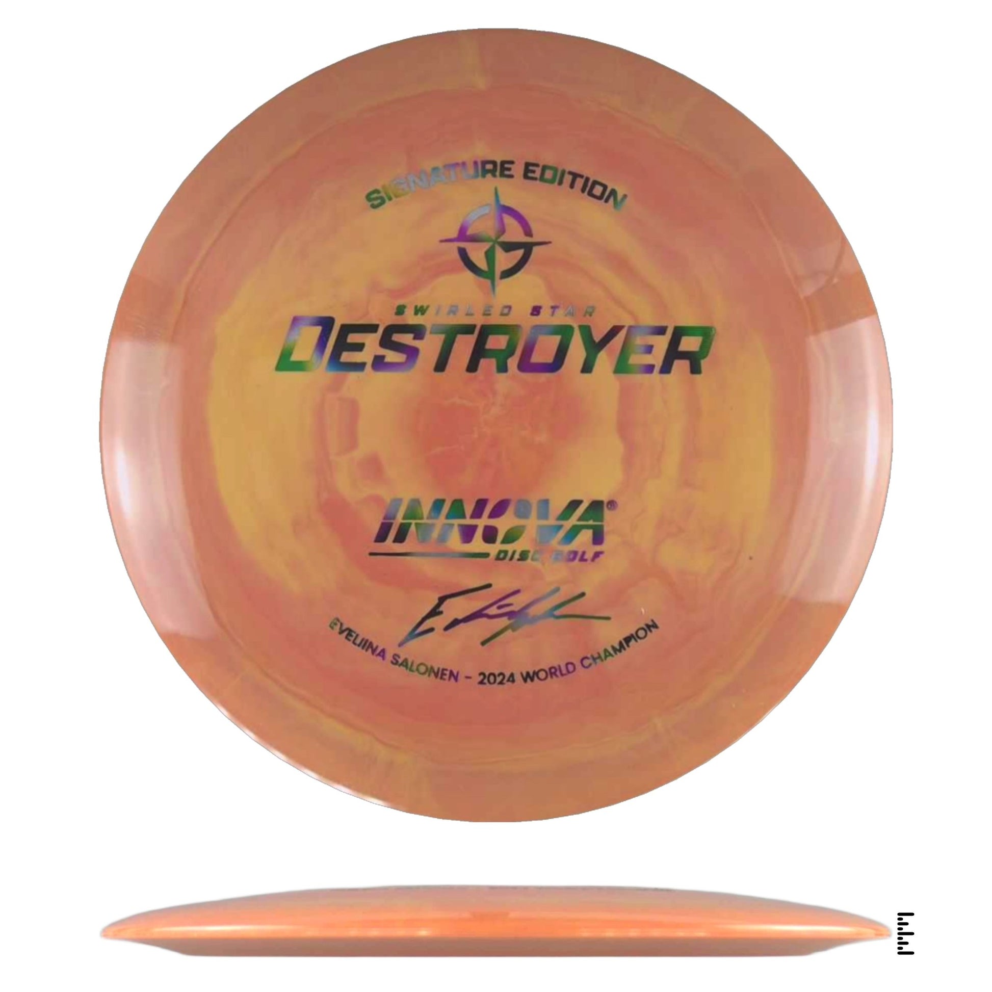 Innova Swirled Star Destroyer Eveliina Salonen Signature Edition - Orange - Powergrip USA