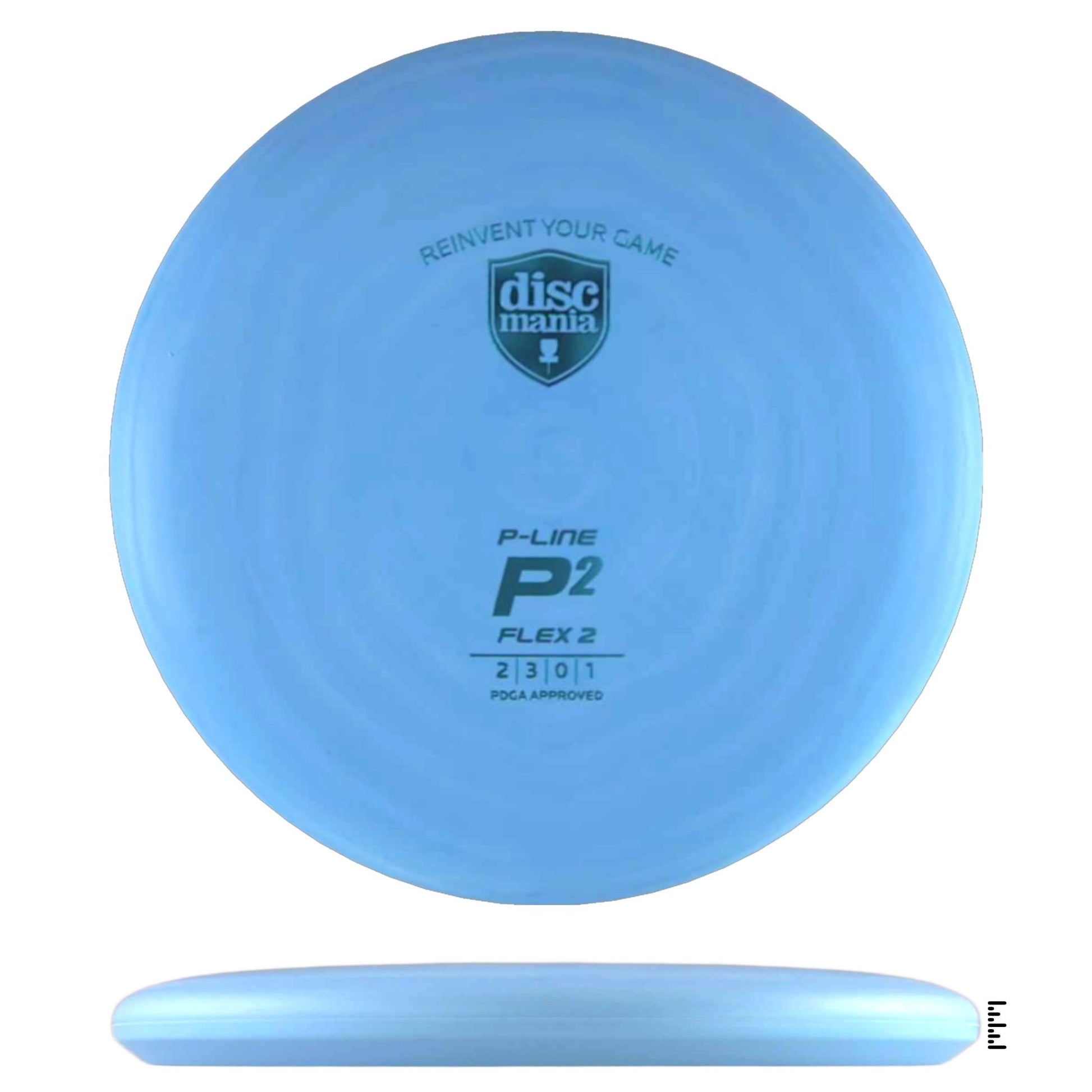 Discmania P - Line Flex 2 P2 - Sky Blue - Powergrip USA