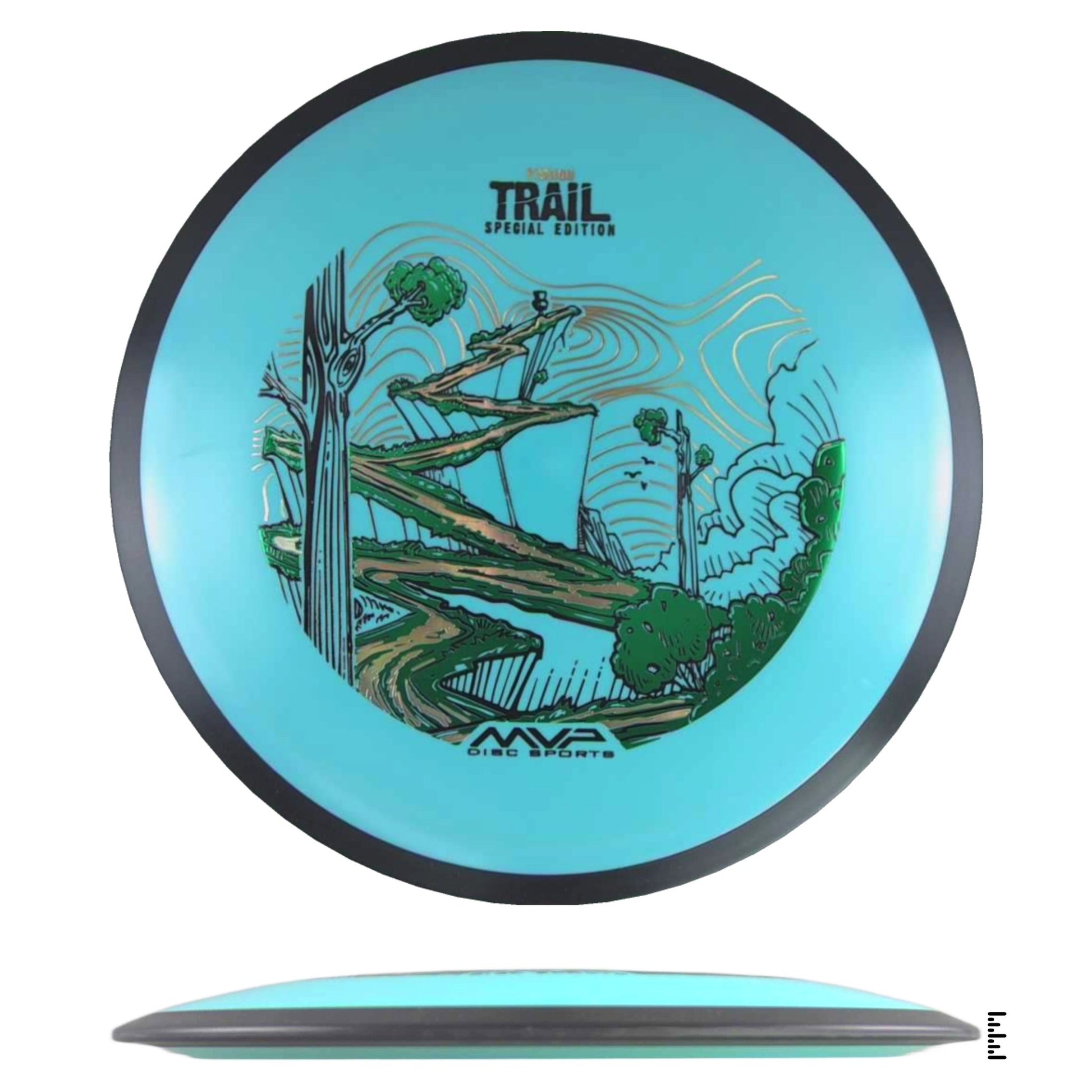 MVP Disc Sports Fission Trail - Special Edition - Turquoise - Powergrip USA