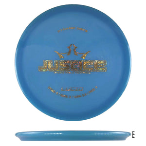 Blue disc golf disc