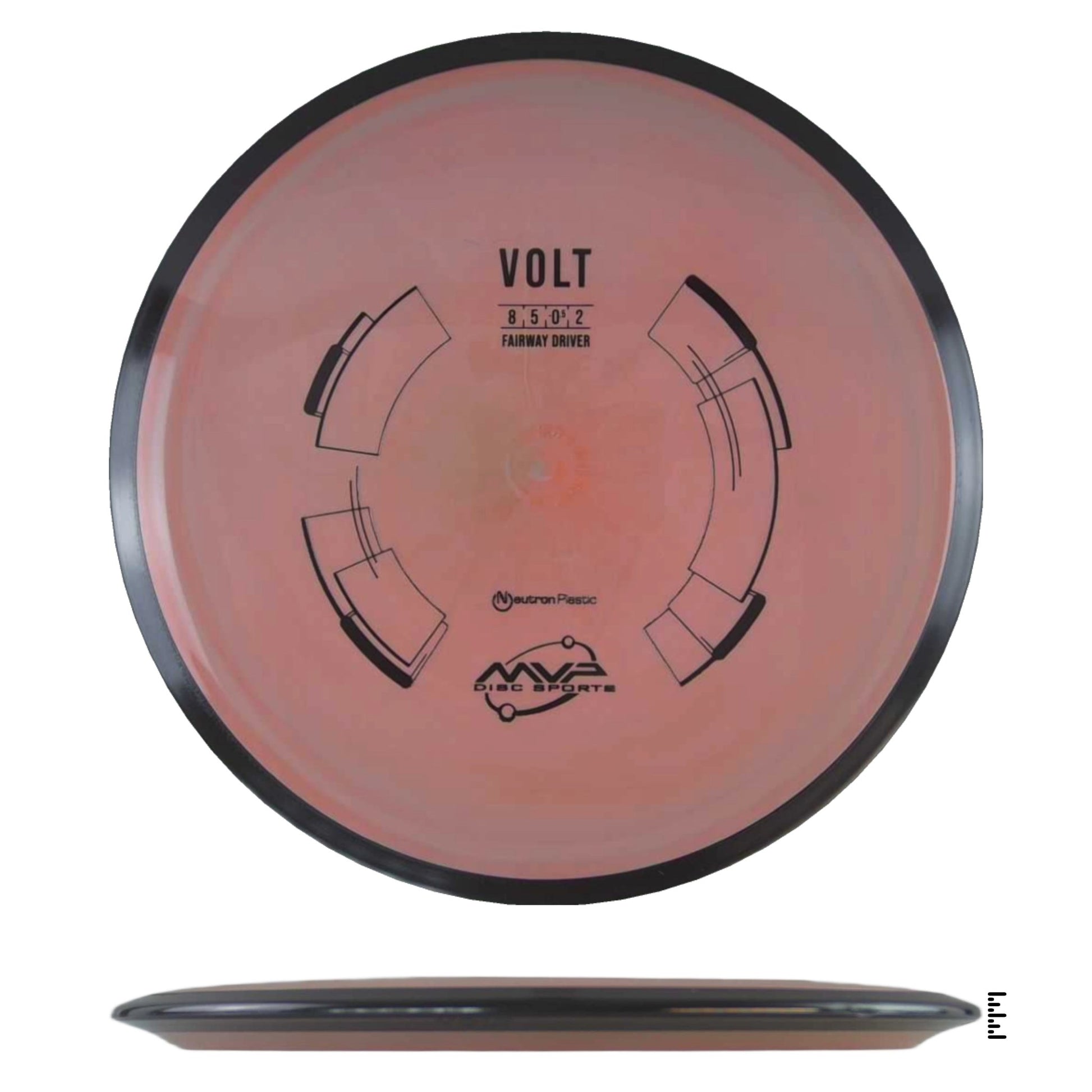 MVP Disc Sports Neutron Volt - Salmon - Powergrip USA