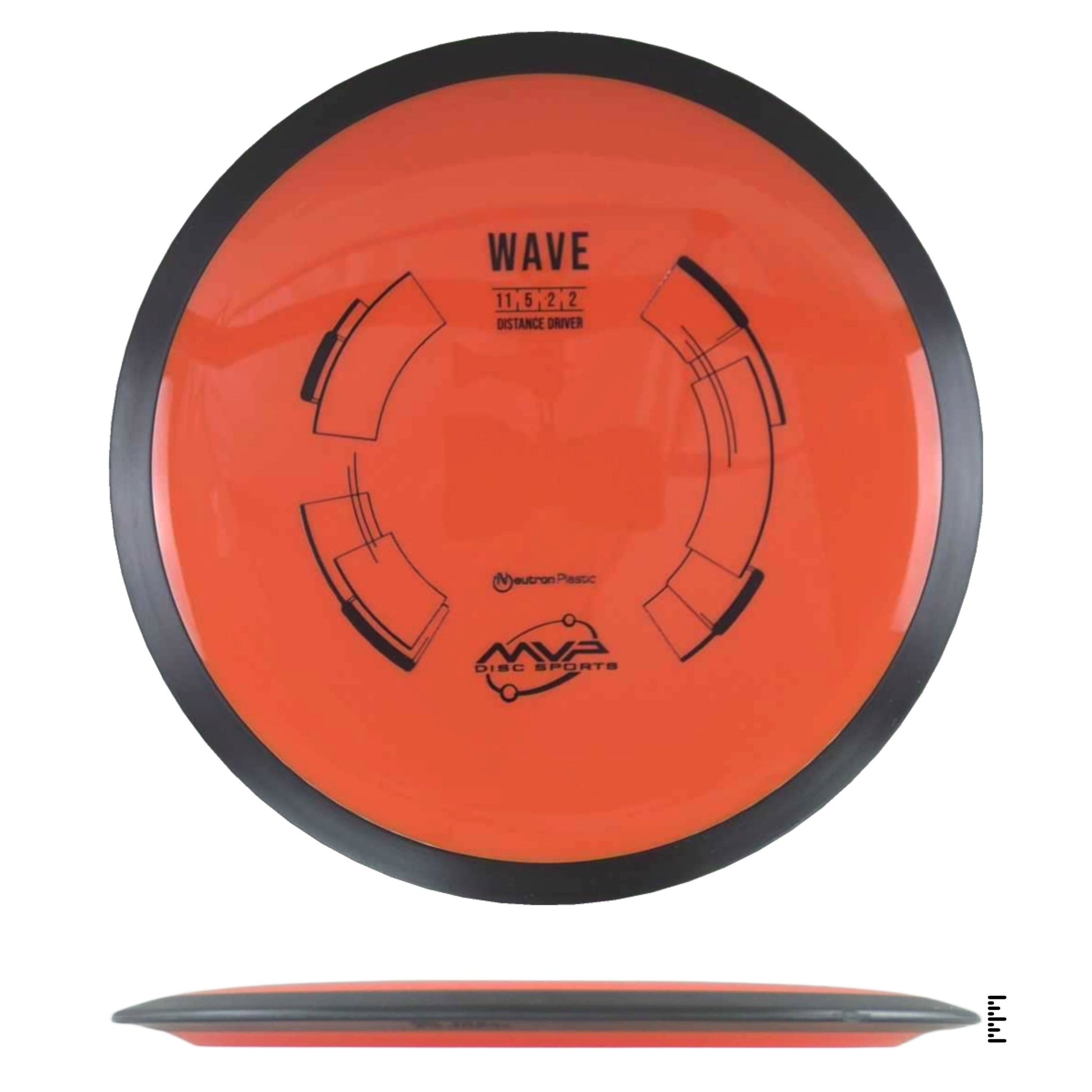 MVP Disc Sports Neutron Wave - Orange - Powergrip USA