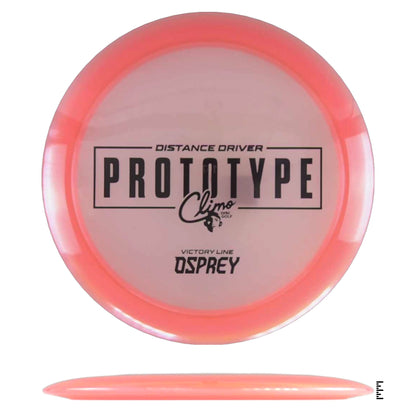 Climo Disc Golf Victory Line Osprey Prototype - Peach - Powergrip USA