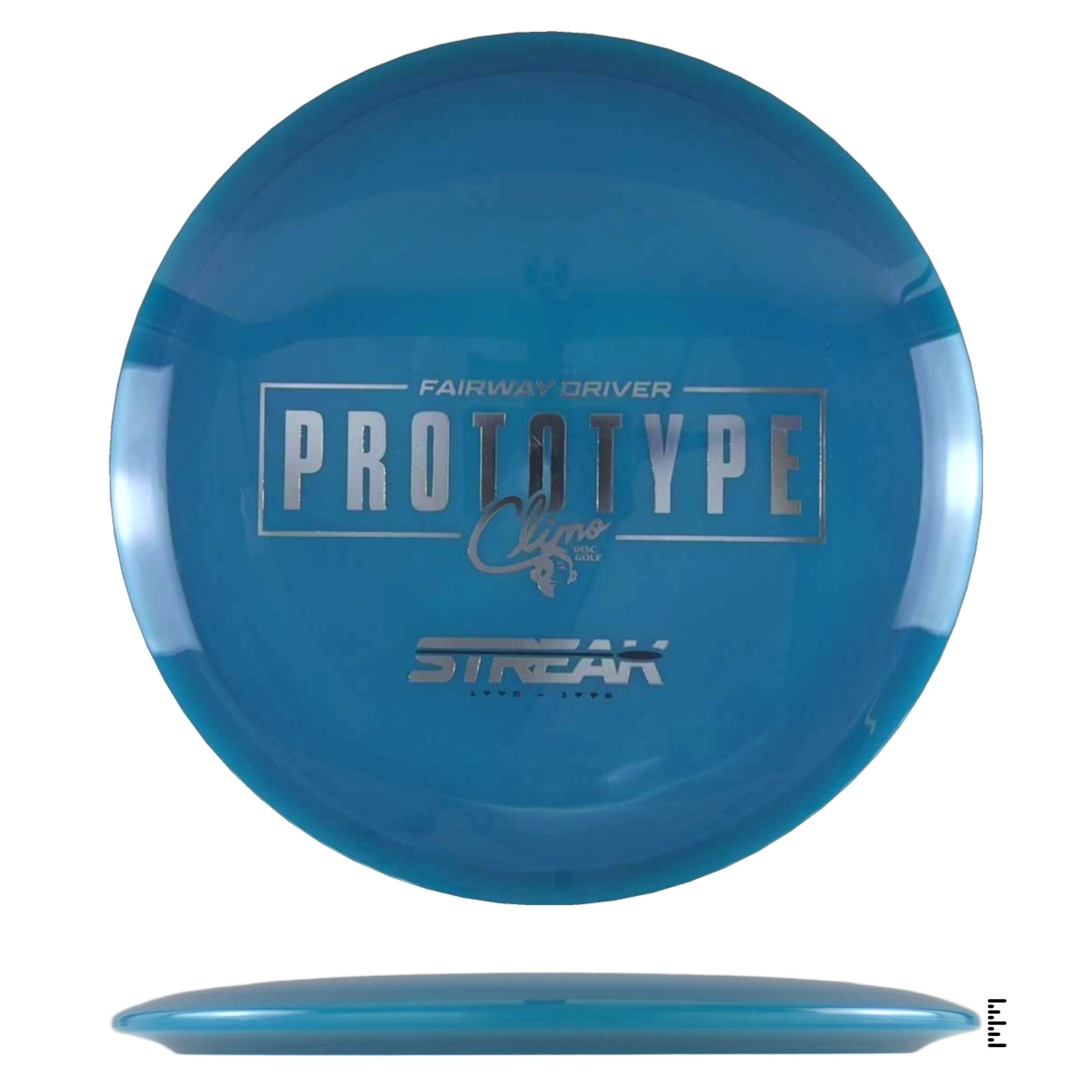 Climo Disc Golf Signature Line Streak Prototpye - Dark Cyan - Powergrip USA