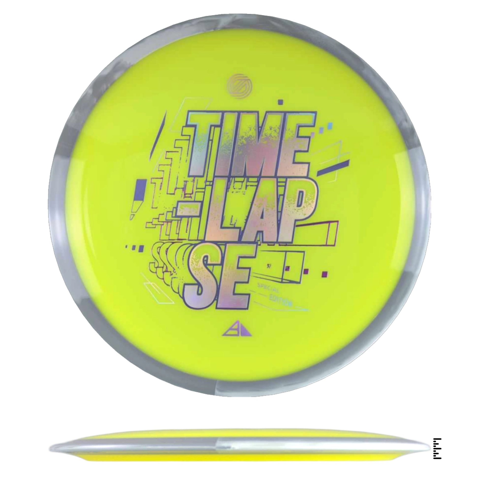 Axiom Discs Simon Line Neutron Time - Lapse Special Edition - Yellow / Gray - Powergrip USA
