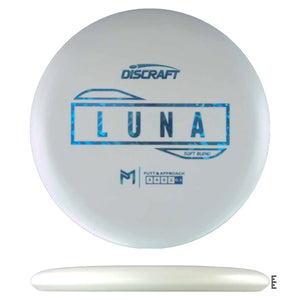 Discraft Putter Line Soft Luna - White - Powergrip USA