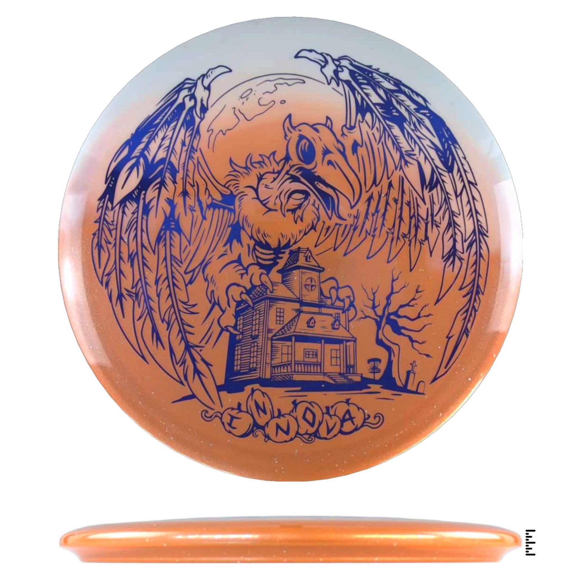 Innova Duo Roc3 - 2025 Halloween Edition - White / Orange - Duo - Powergrip USA