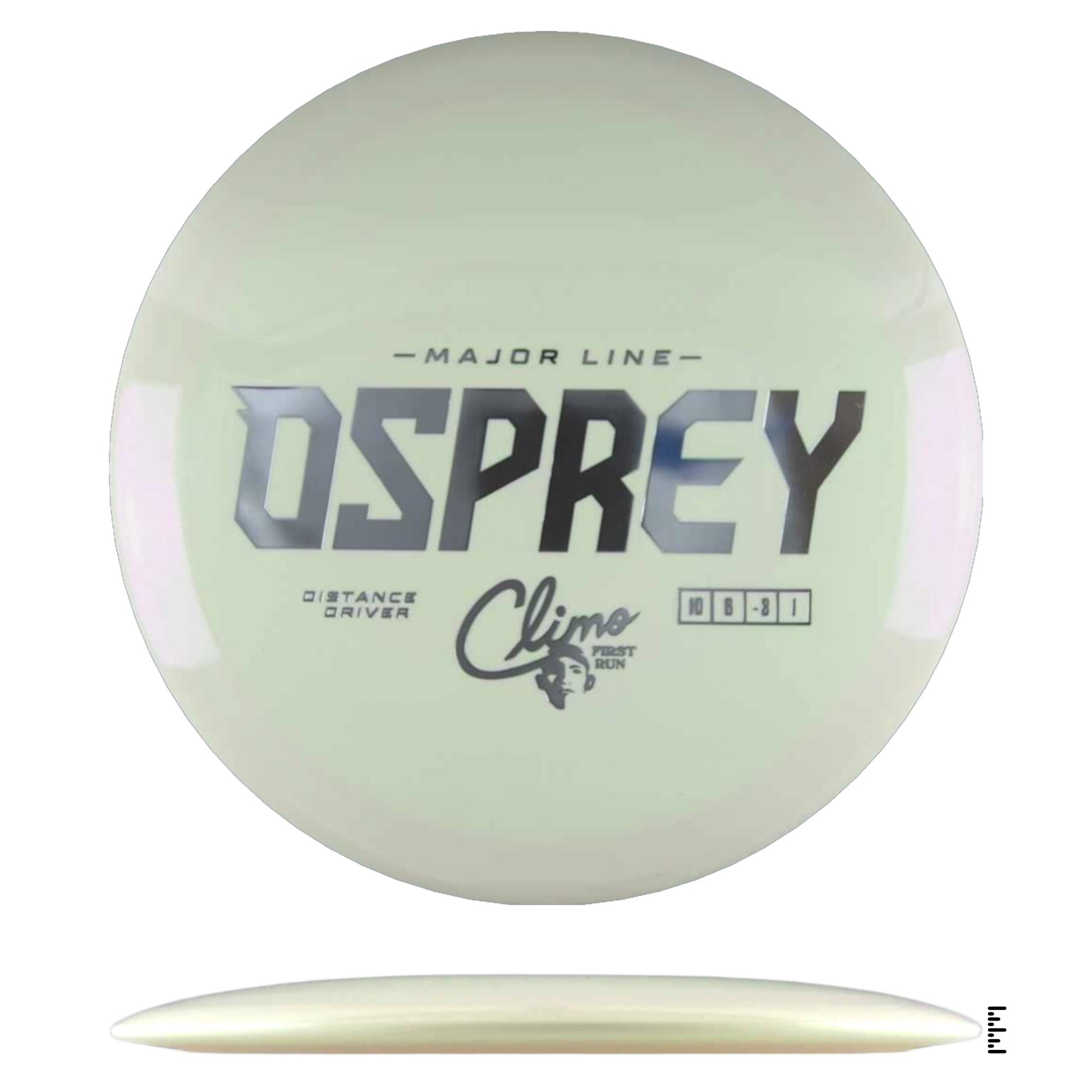 Climo Disc Golf Major Line Osprey First Run - Off White - Powergrip USA