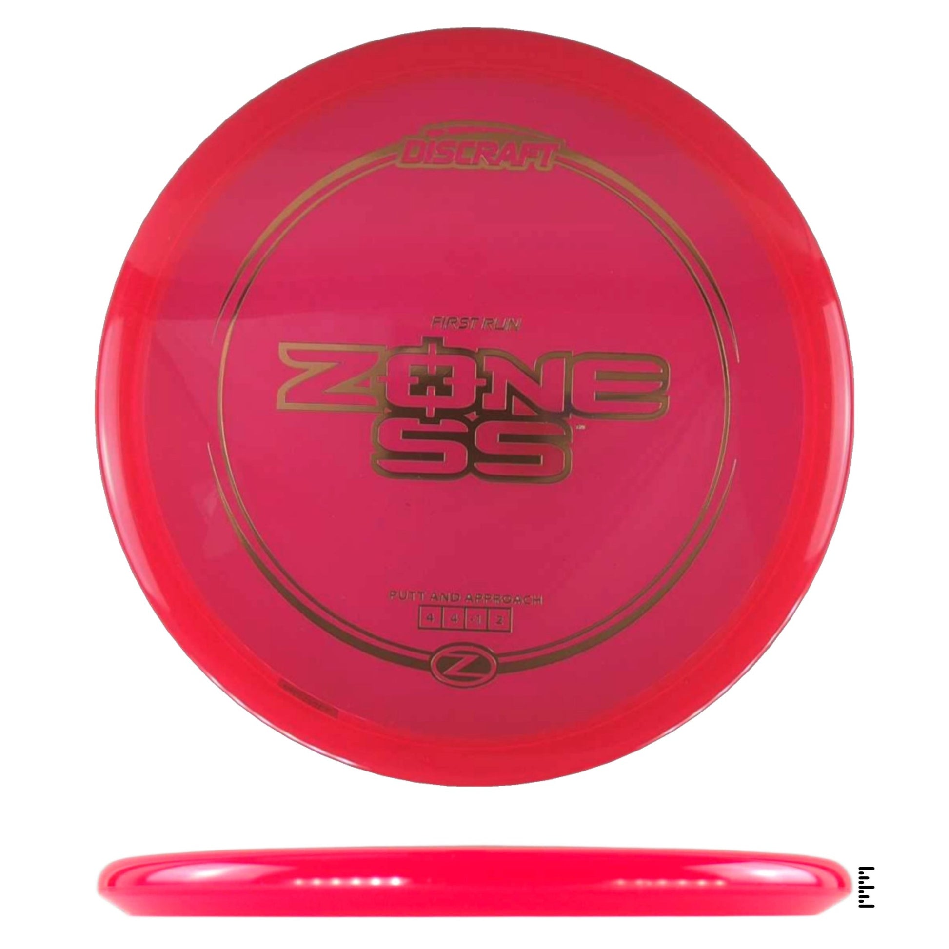 Discraft Z Line Zone SS - First Run - Red - Powergrip USA