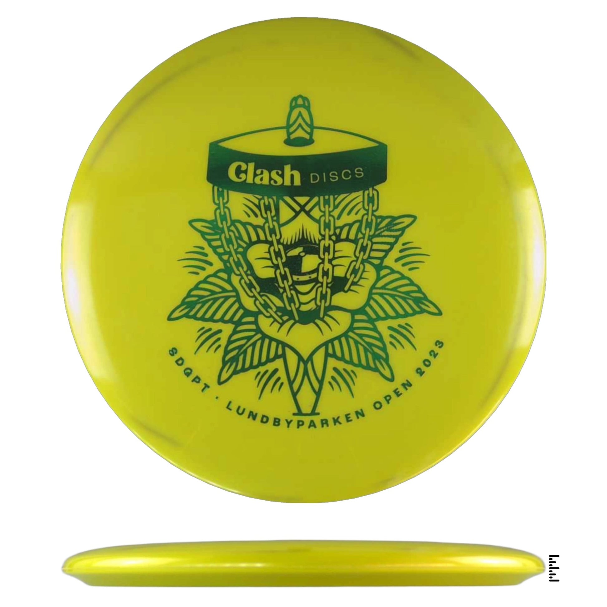 Clash Discs Steady Peach - Used - Yellow - Powergrip USA