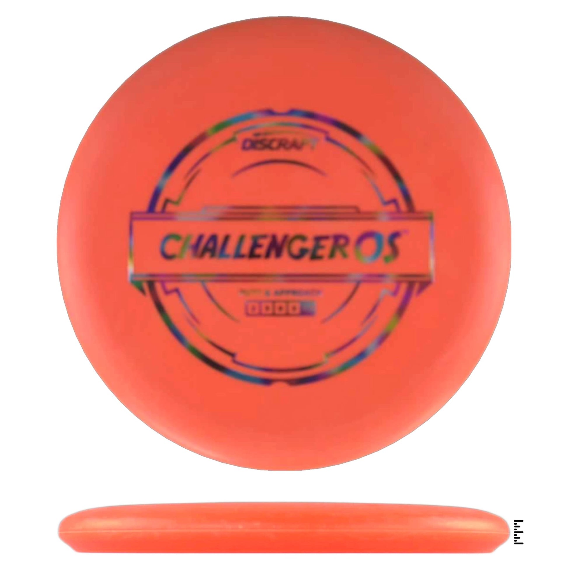 Discraft D Line Challenger OS - Orange - Powergrip USA